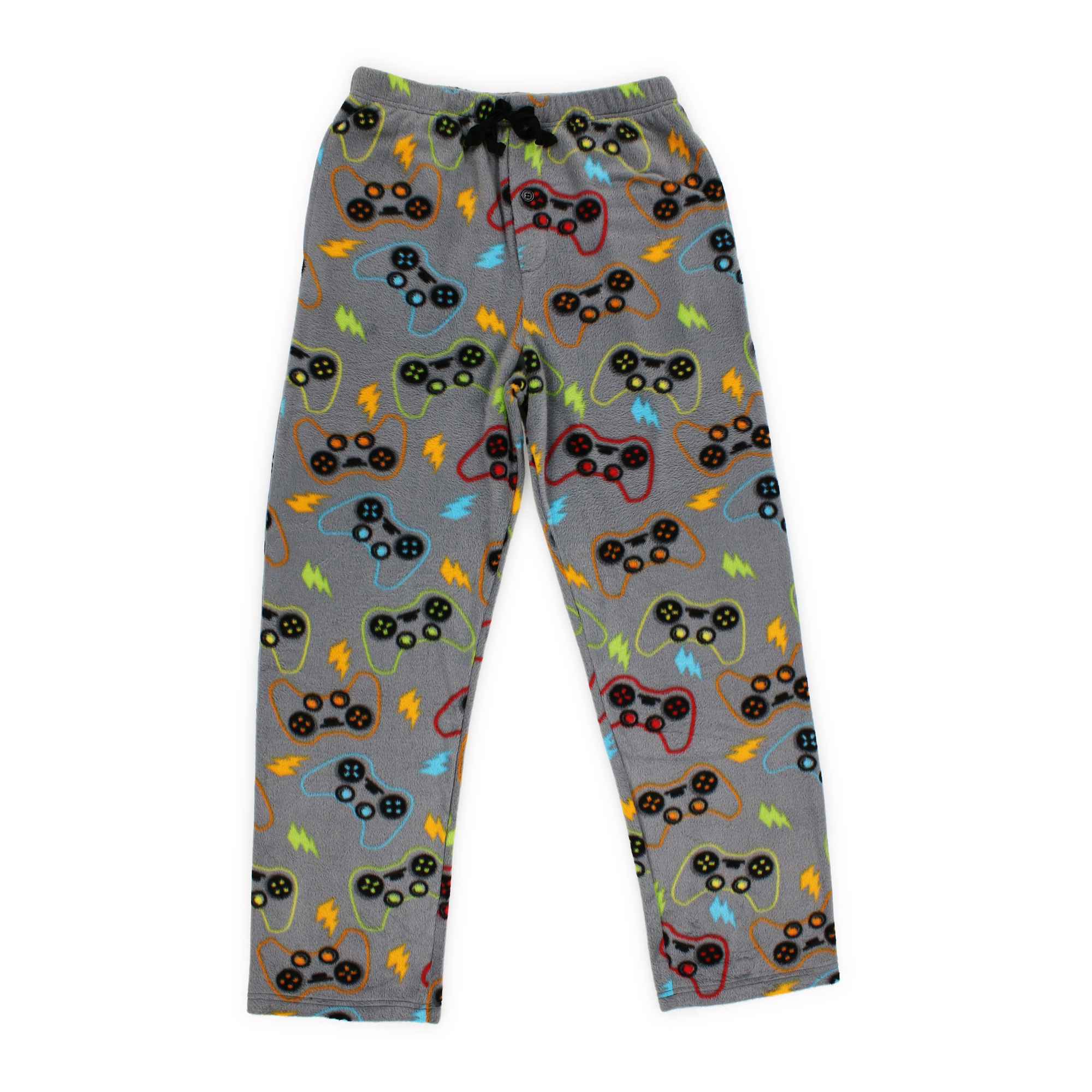 Young Men's Plush Lounge Pants - Gaming Controllers