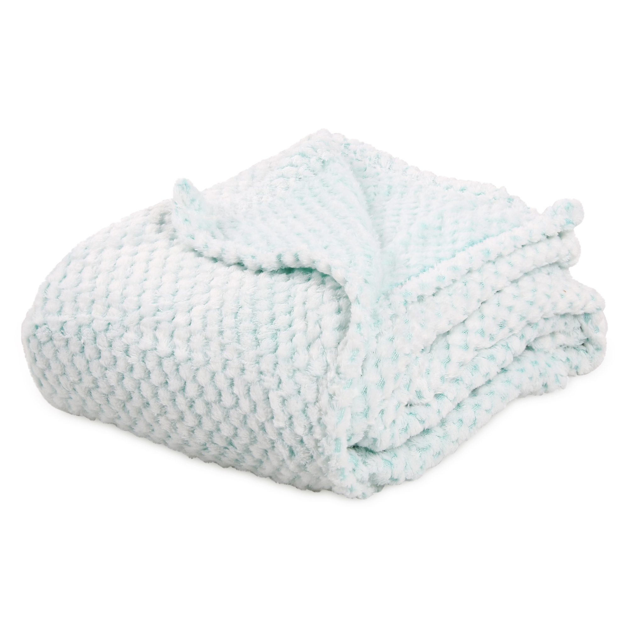 The Luxe Collection Popcorn Waffle Blanket 50in x 60in