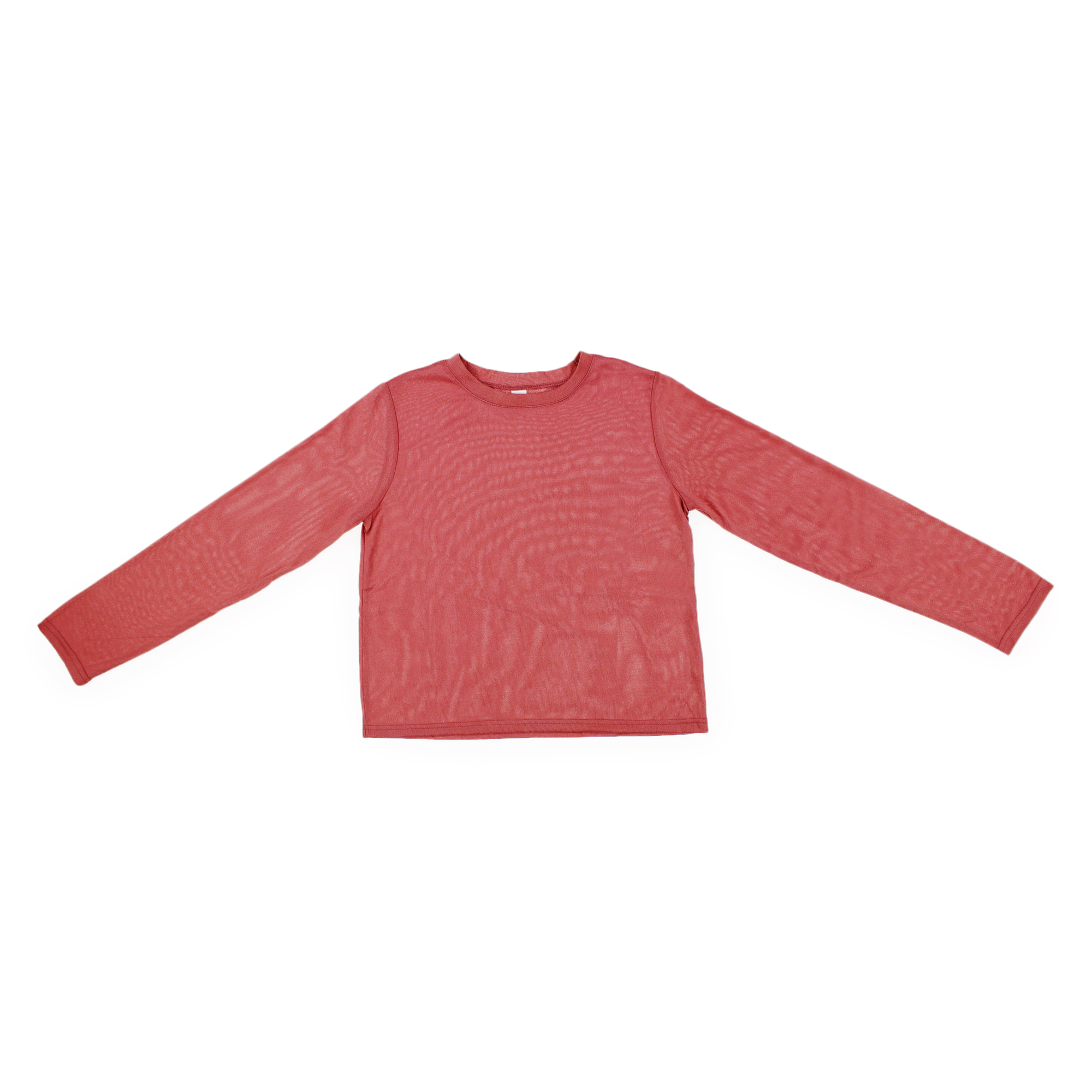 Juniors Long Sleeve Crop Top