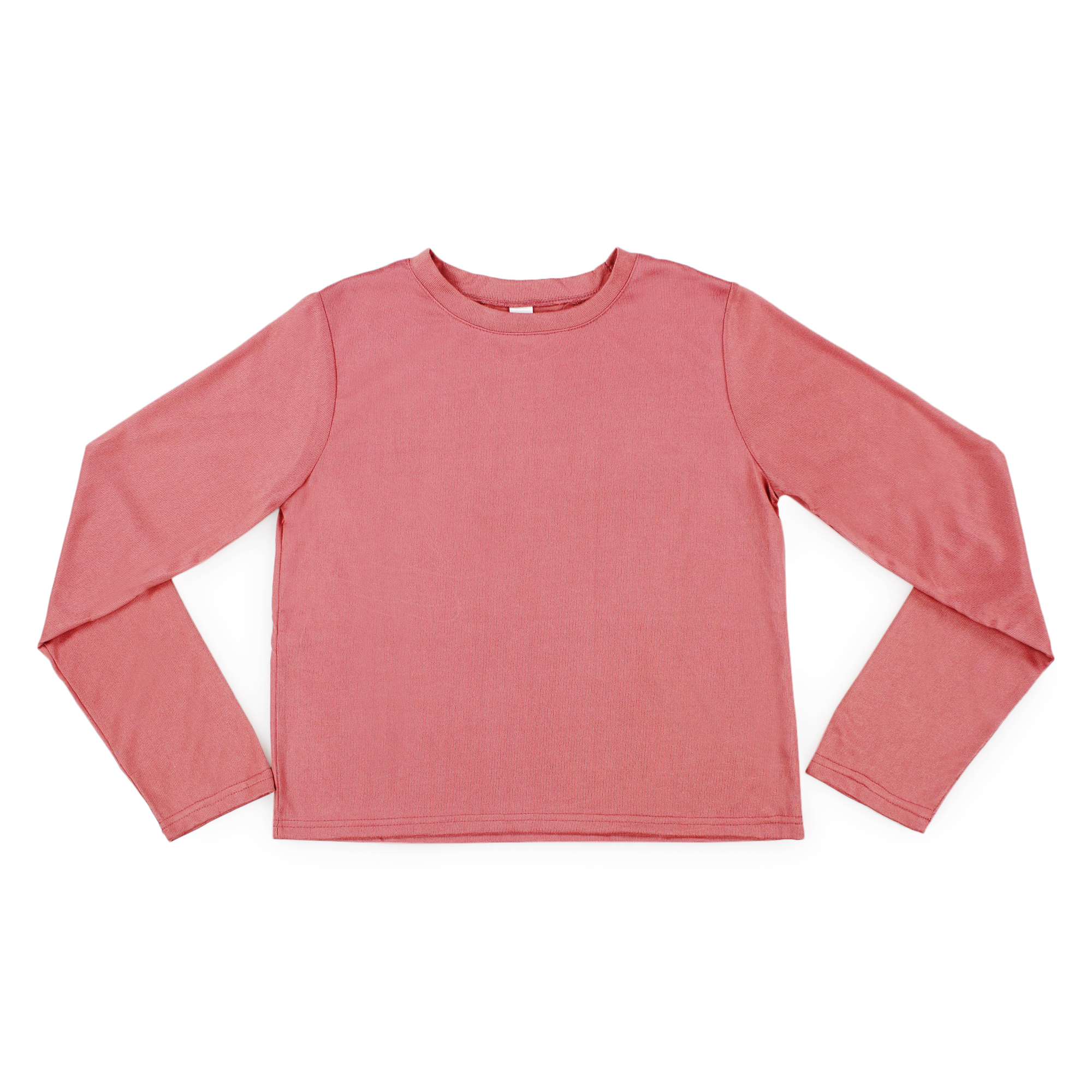 Juniors Long Sleeve Crop Top
