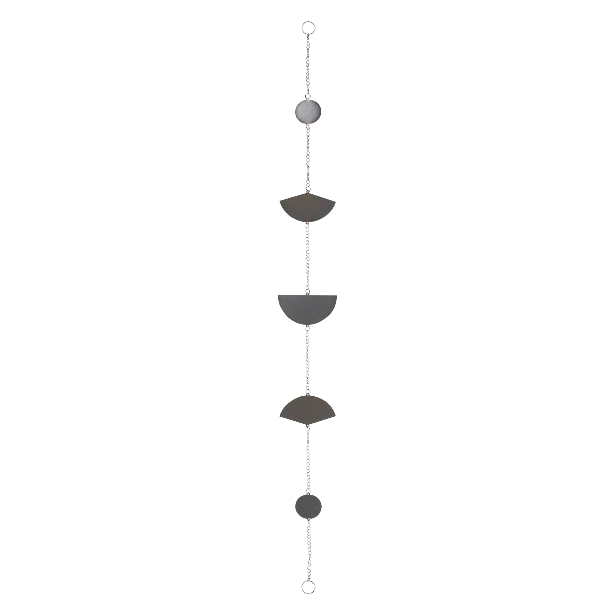 Geometric Metal Hanging Wall Art Decoration 28in