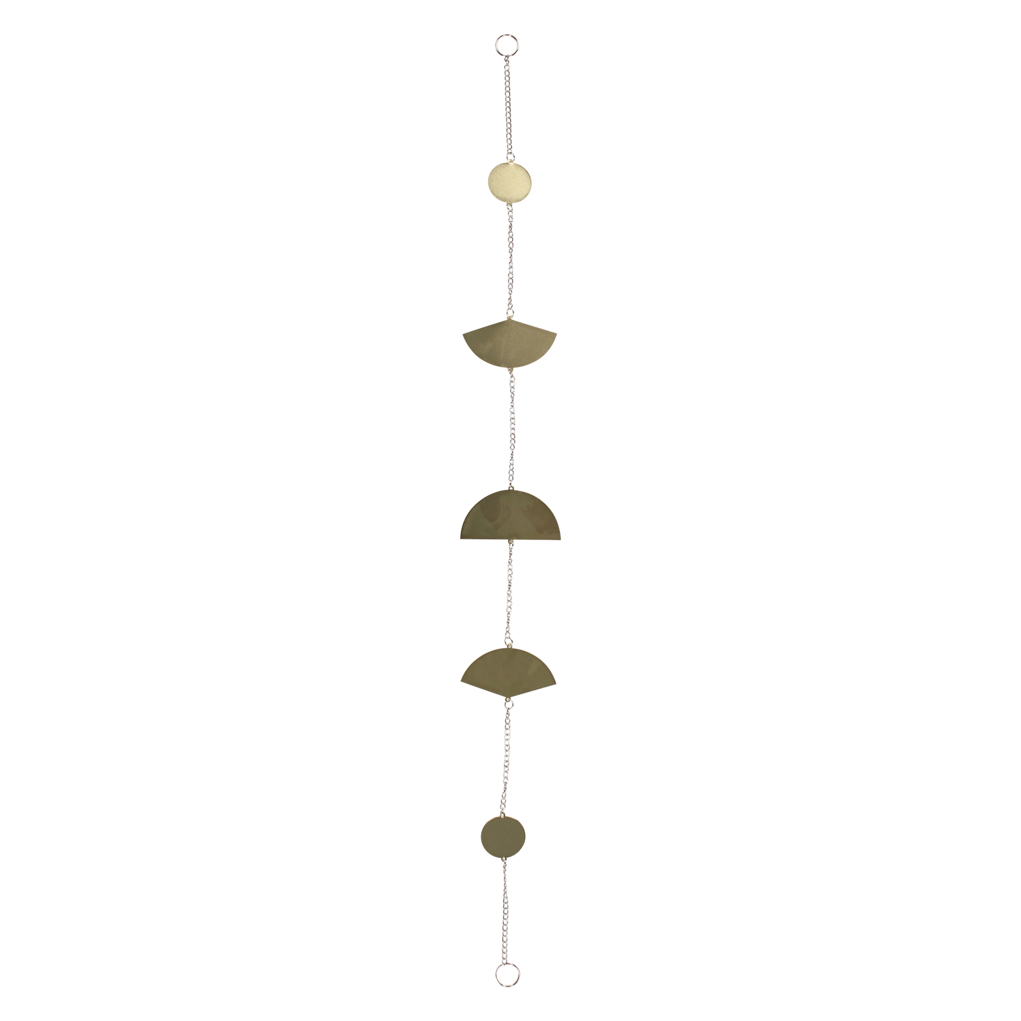 Geometric Metal Hanging Wall Art Decoration 28in