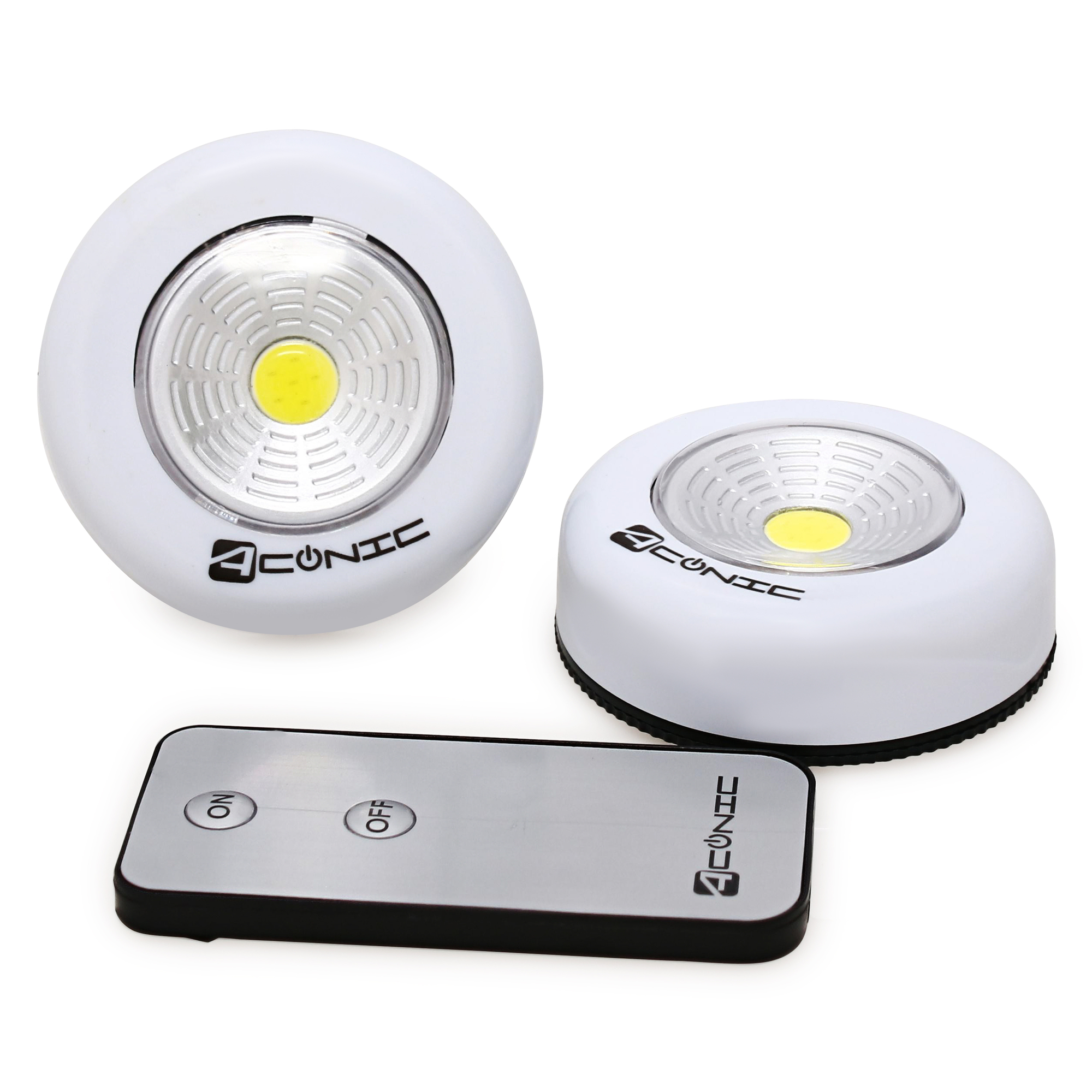 2-Pack Wireless LED Touch Lights With Remote Control