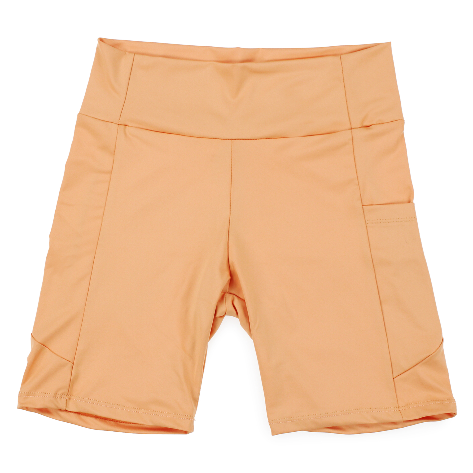 Series-8 Fitness™ Juniors Bike Shorts - Peach