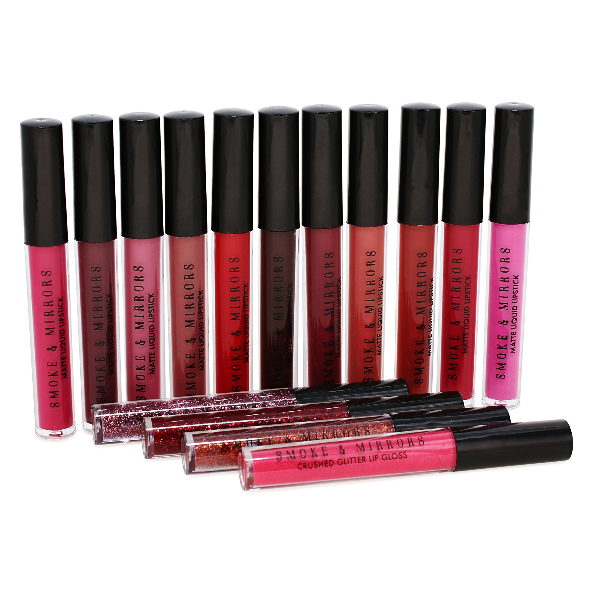 Lip Party 15-Piece Lip Vault w/ Matte Liquid Lipstick & Glitter Lip Gloss
