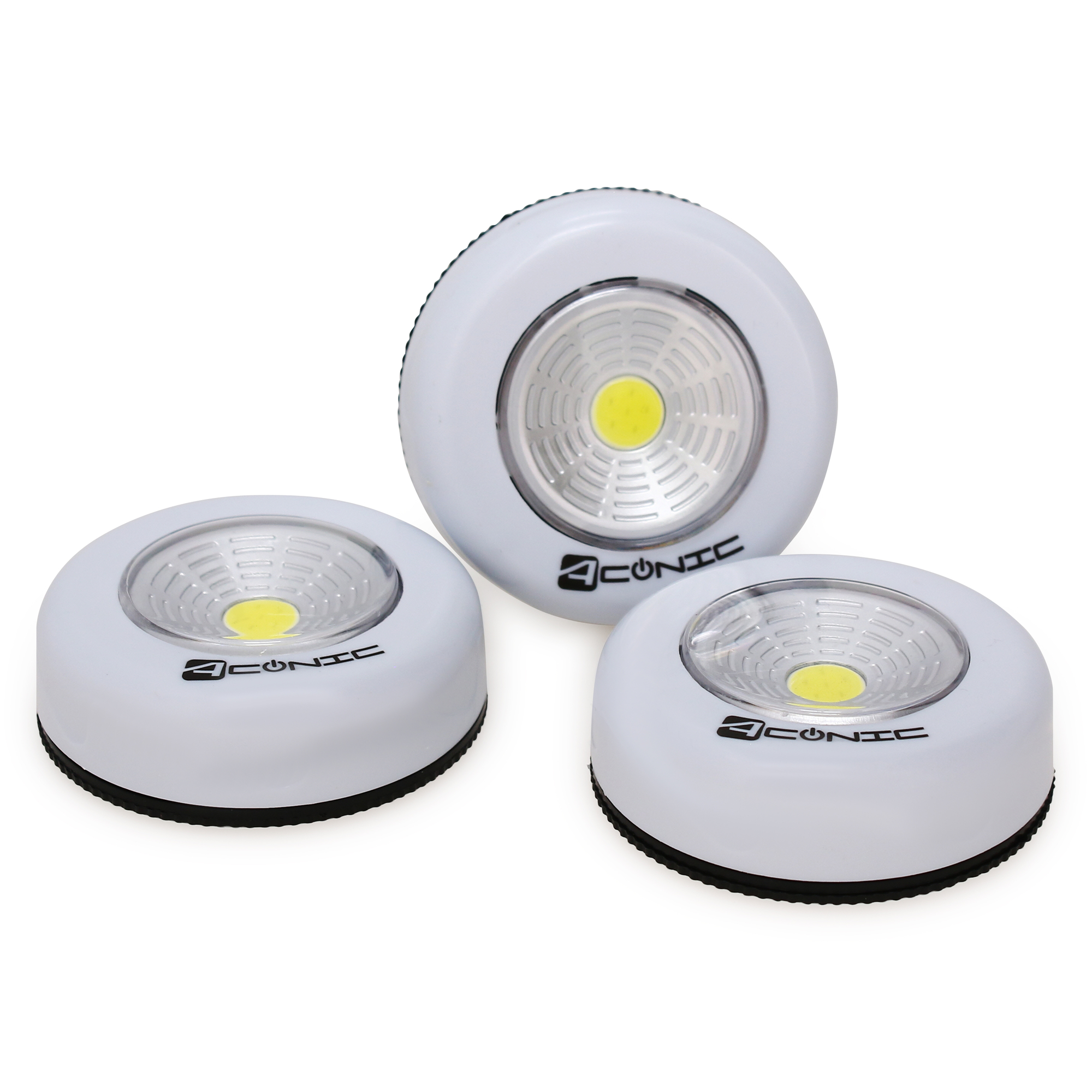 Wireless LED Puck Lights 3-Pack