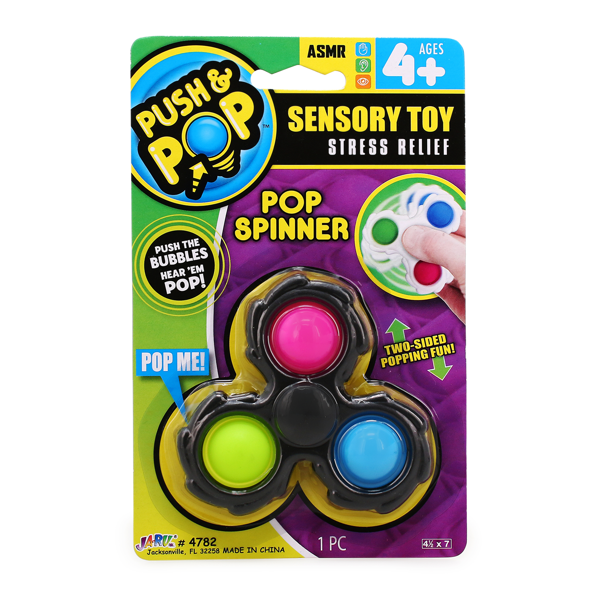 Push & Pop™ Pop Spinner Fidget Toy