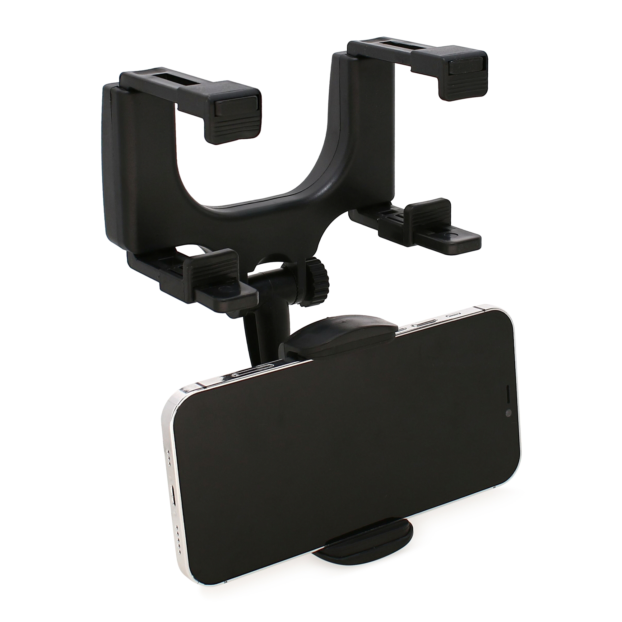 Adjustable Rearview Mirror Mount For Smartphones