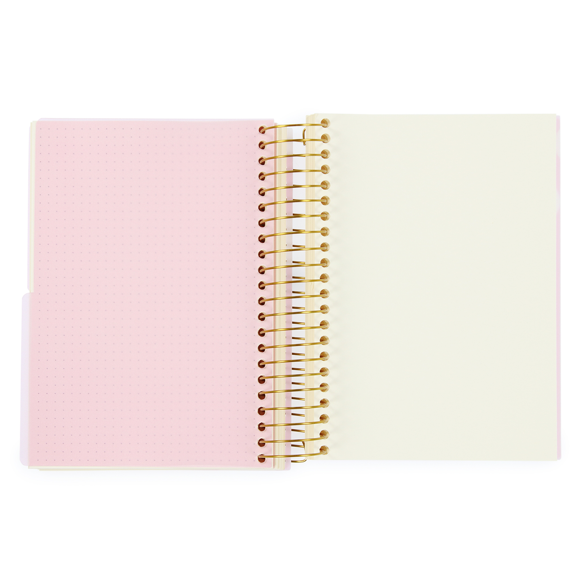 3-in-1 Jumbo Spiral Journal w/ Dotted, Lined & Blank Pages