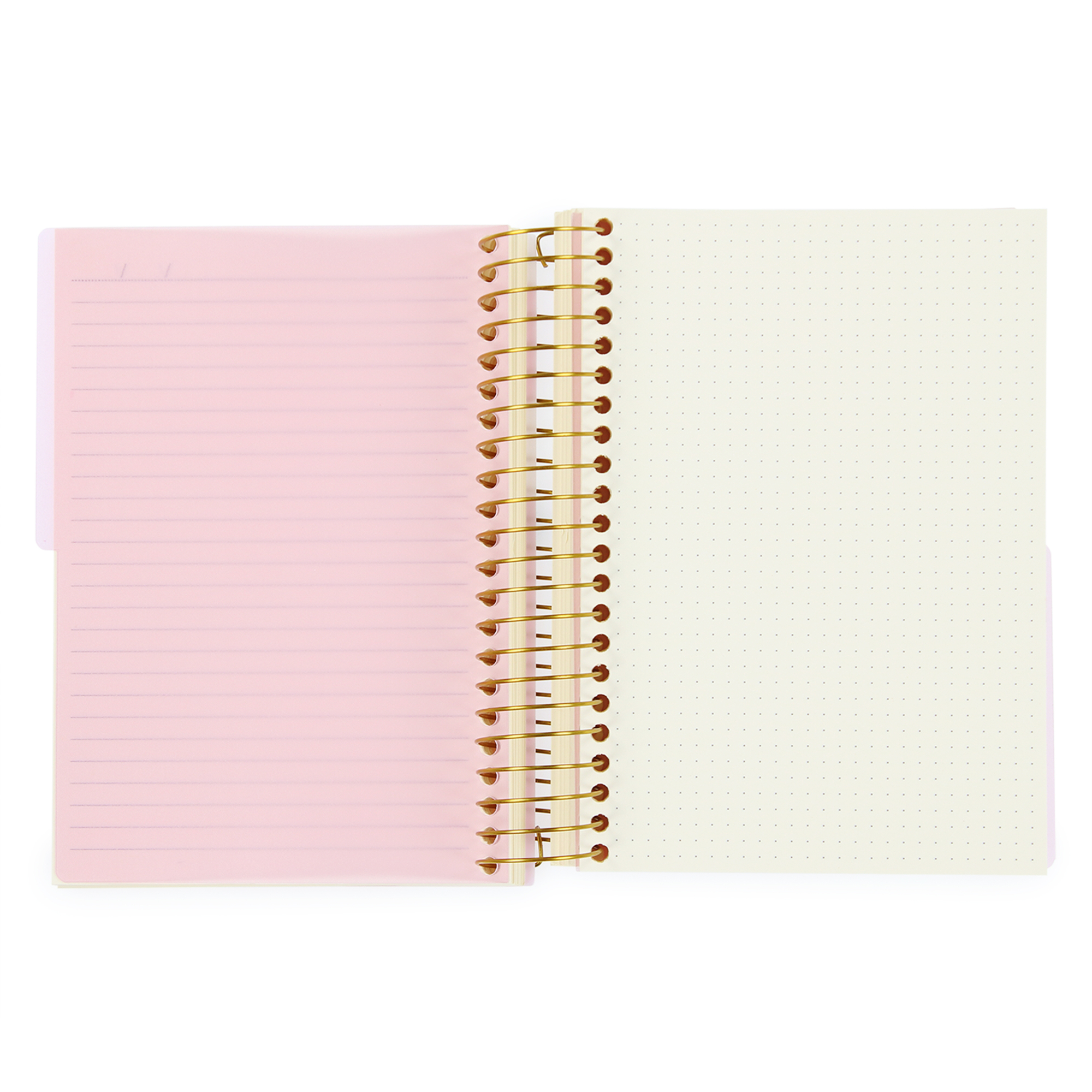 3-in-1 Jumbo Spiral Journal w/ Dotted, Lined & Blank Pages