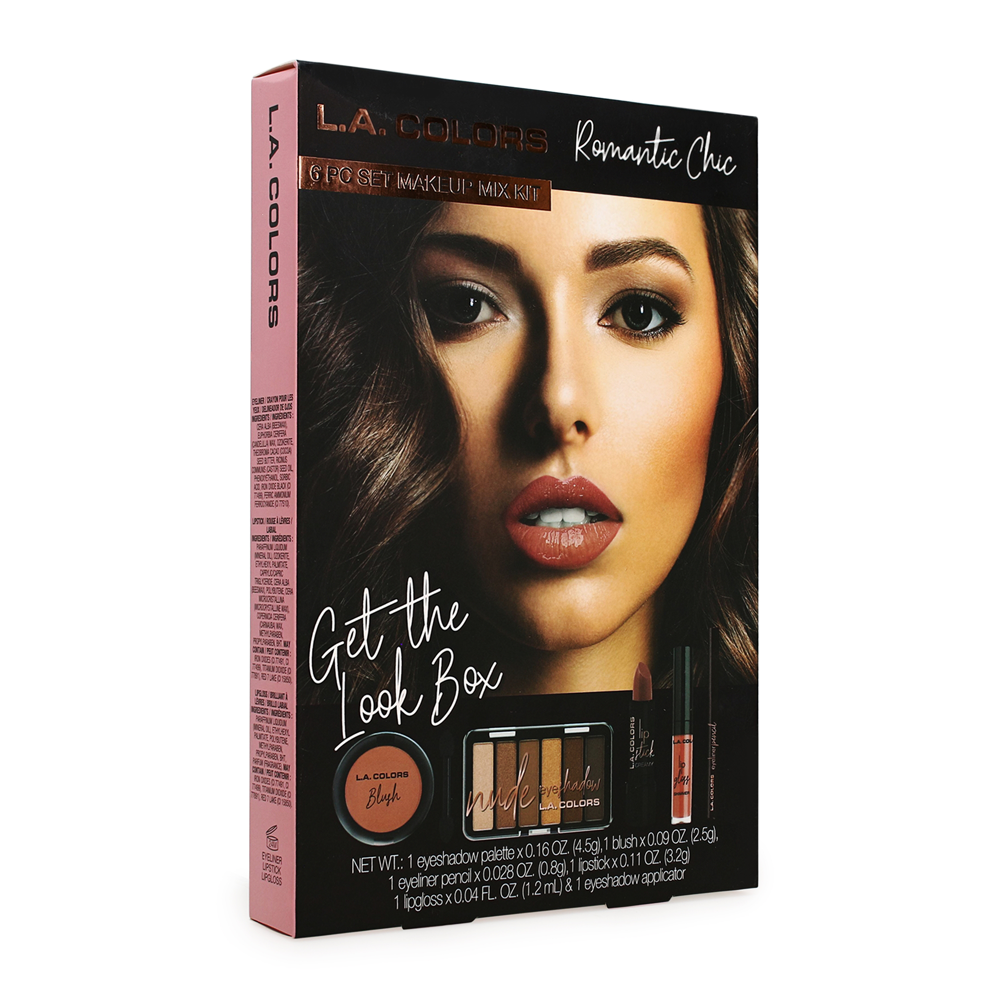 L.A. Colors® Makeup Palette 6-Piece For Eyes, Lips, Cheeks