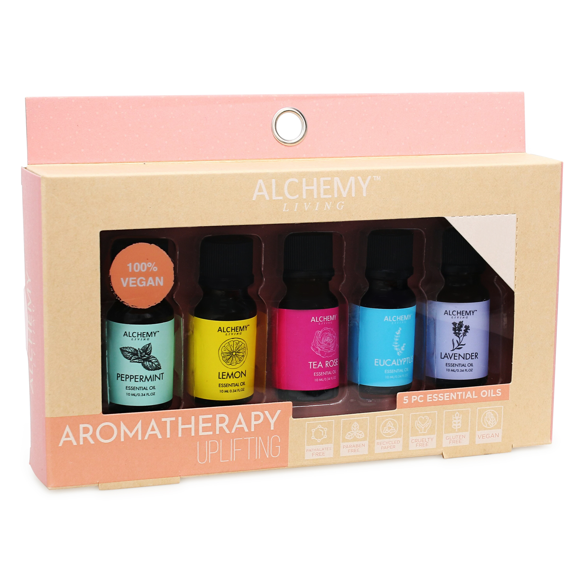 Alchemy Living™ Uplifting Essential Oils Collection 5-Piece Set
