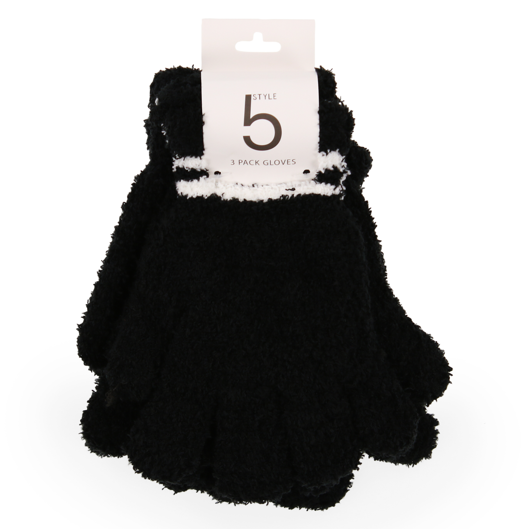 Cozy Knit Gloves 3-Pair Multipack