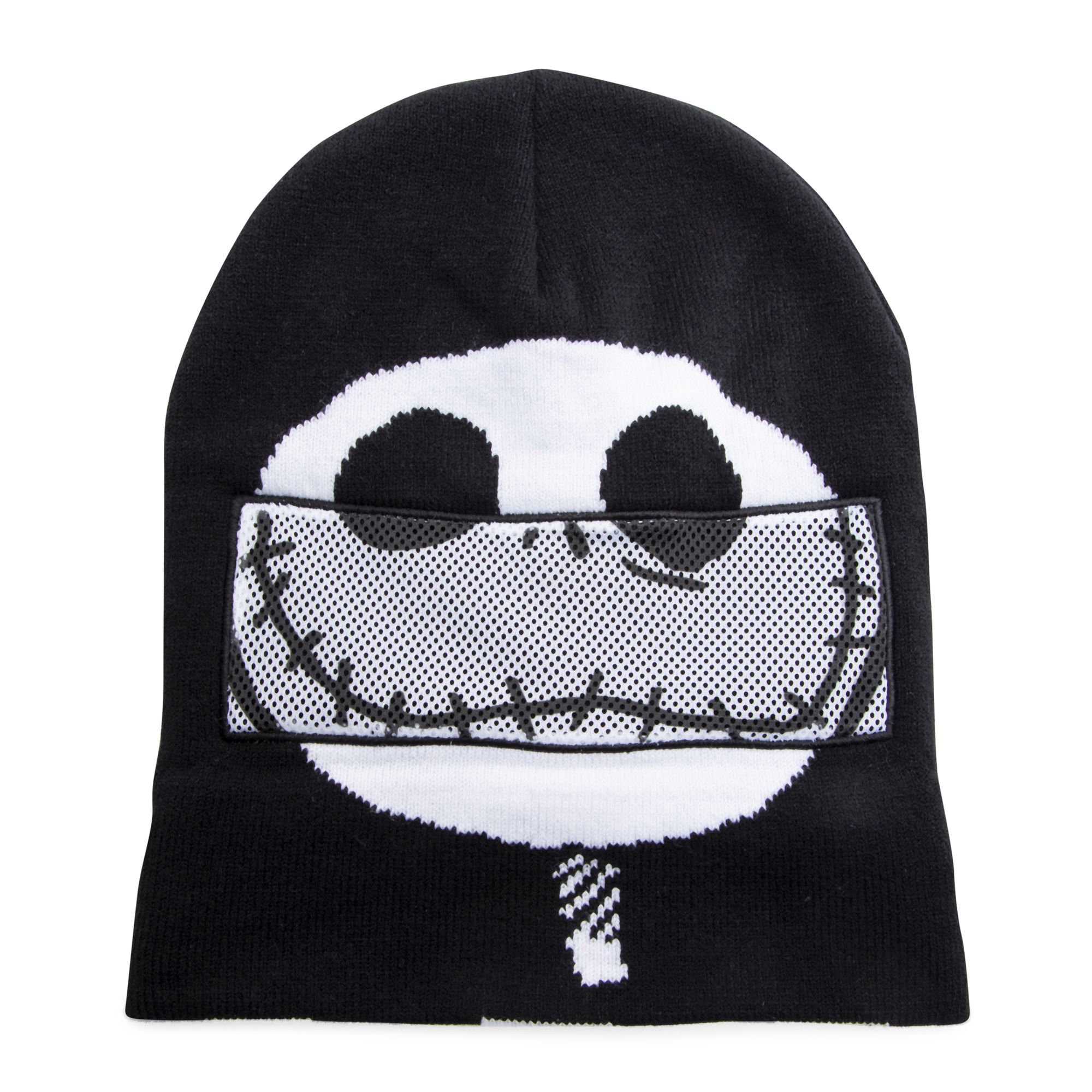 Disney Tim Burton's The Nightmare Before Christmas Jack Skellington Roll Down Beanie Hat