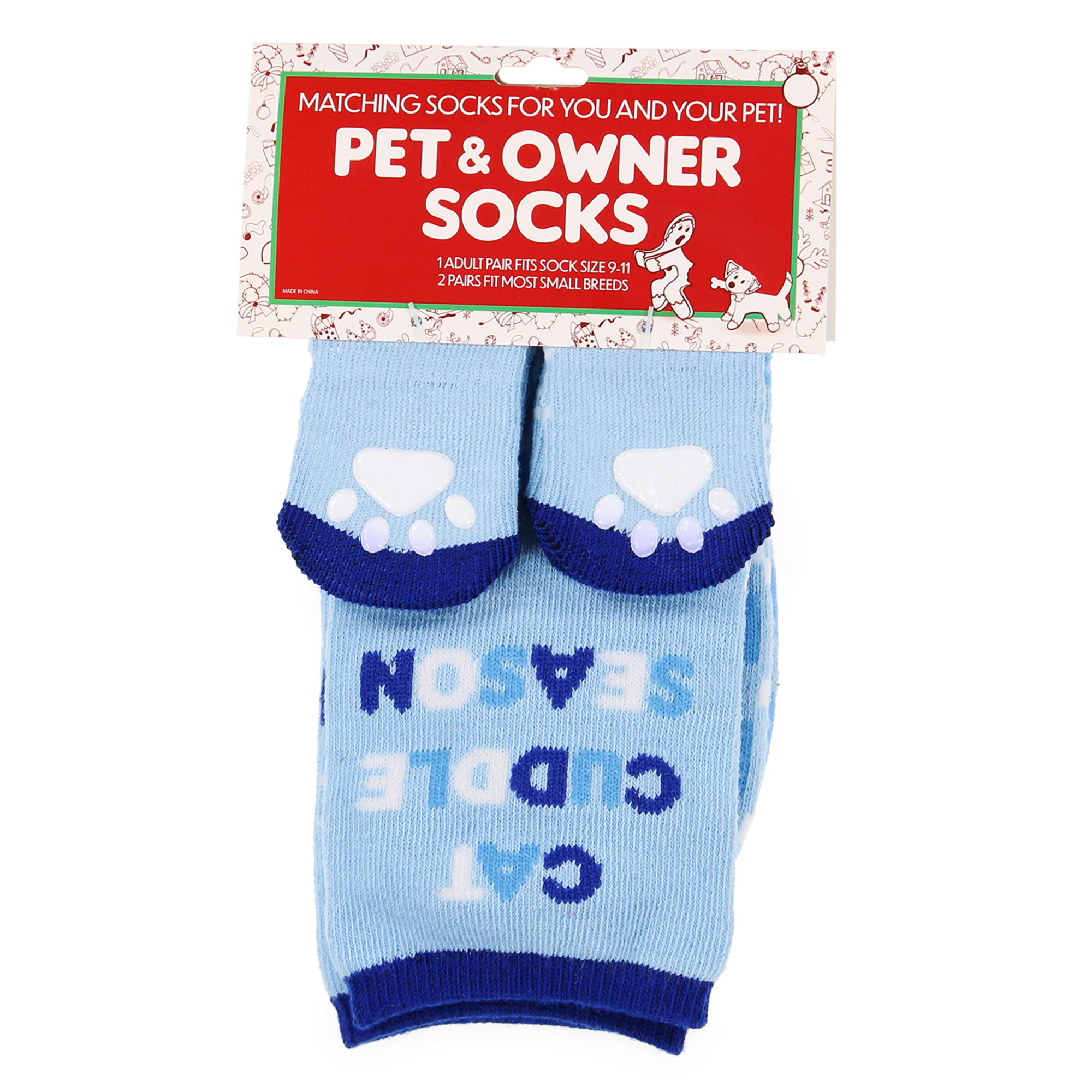 Winter Pet & Parent Matching Socks Set