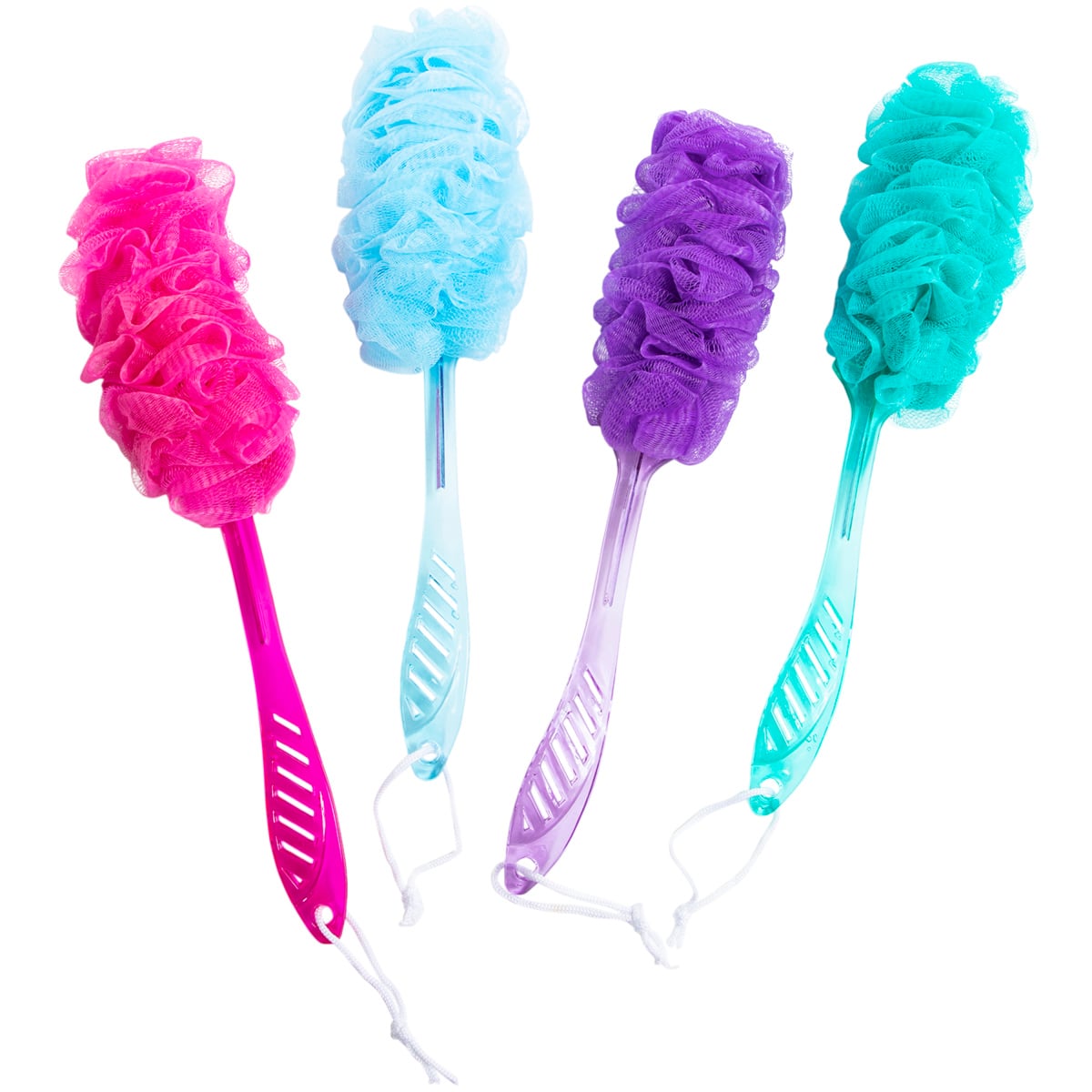 Body Scrub Brush w/ Bath Pouf