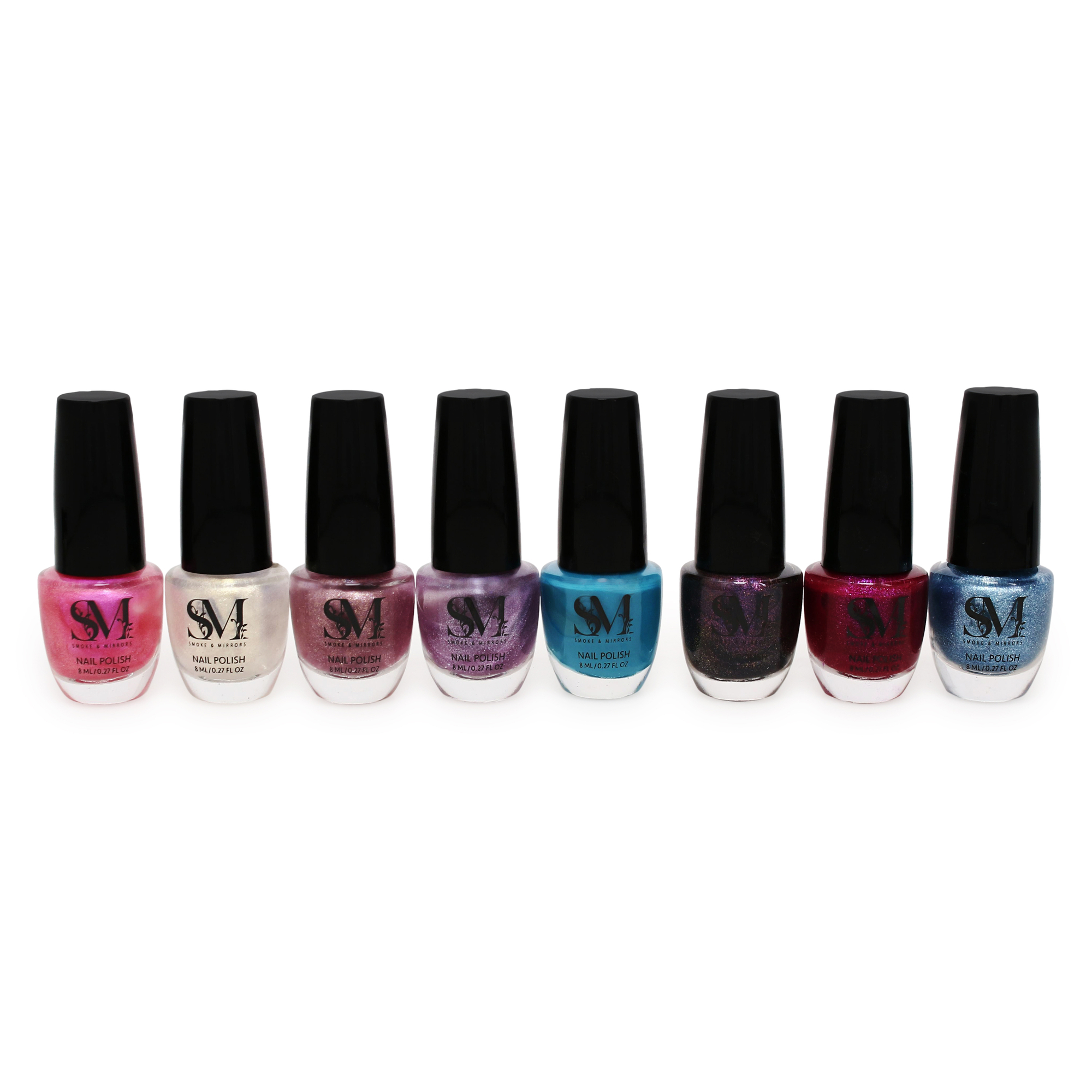 Crystal Nail Tower 7-Piece Nail Polish Collection