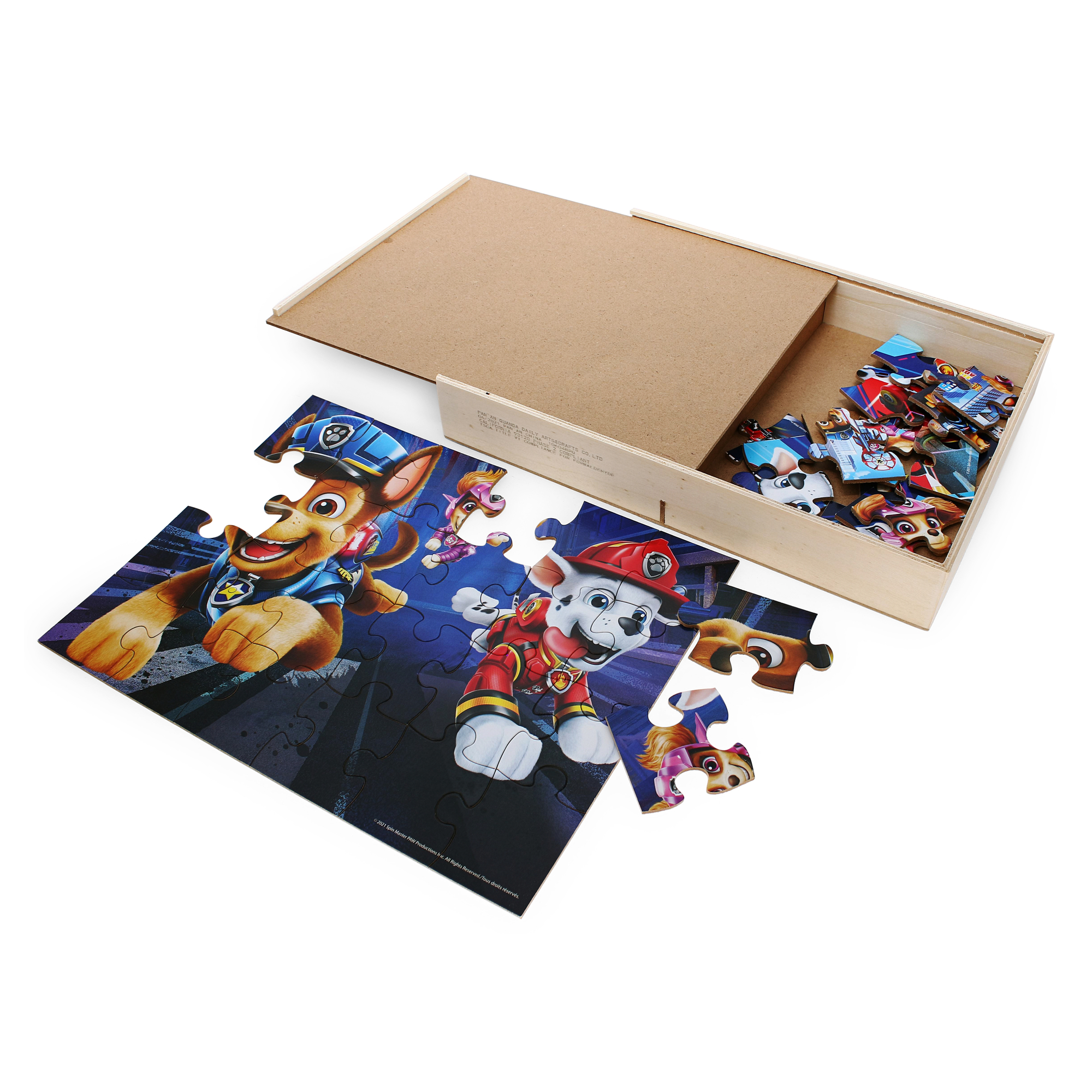 Paw Patrol: The Movie™ 5 Wood Puzzles & Box Set