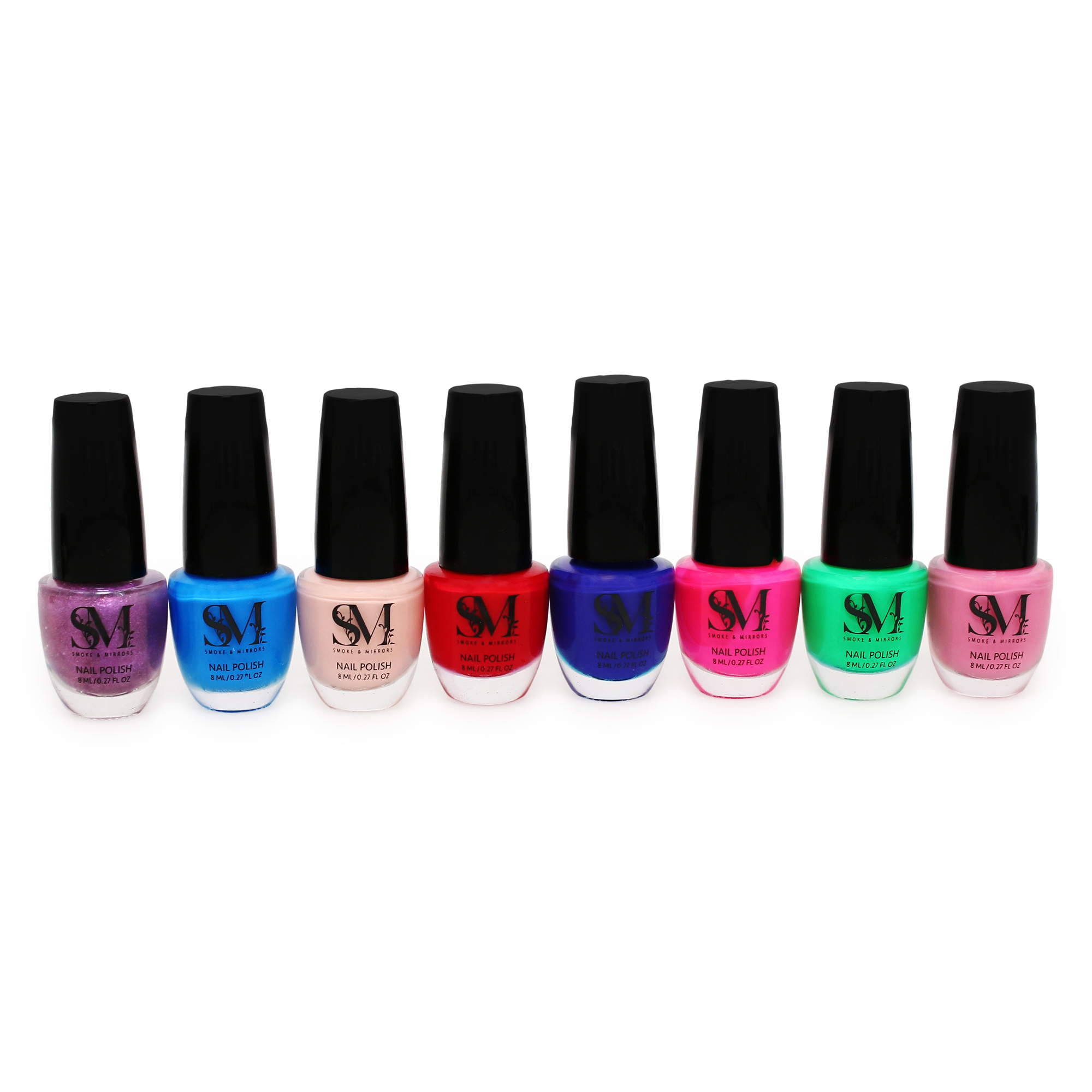 Bright Nail Tower 7-Piece Nail Polish Collection