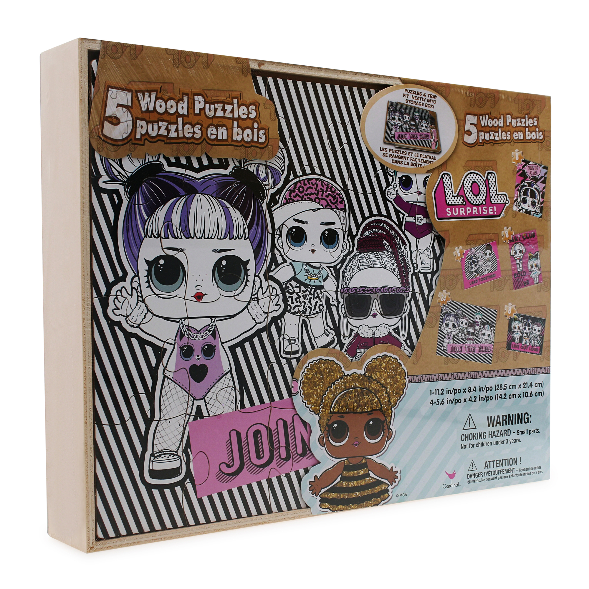 L.O.L. Surprise™ Wood Puzzles 5-Pack