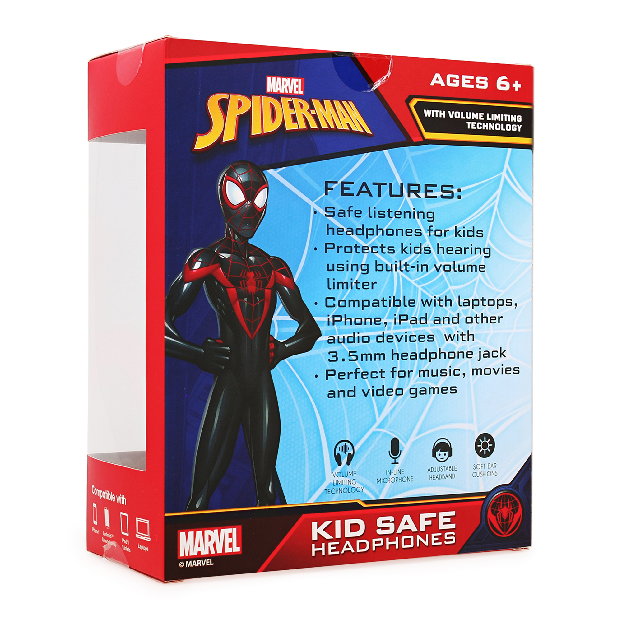 Marvel® Spider-Man™ Kid-Safe Headphones