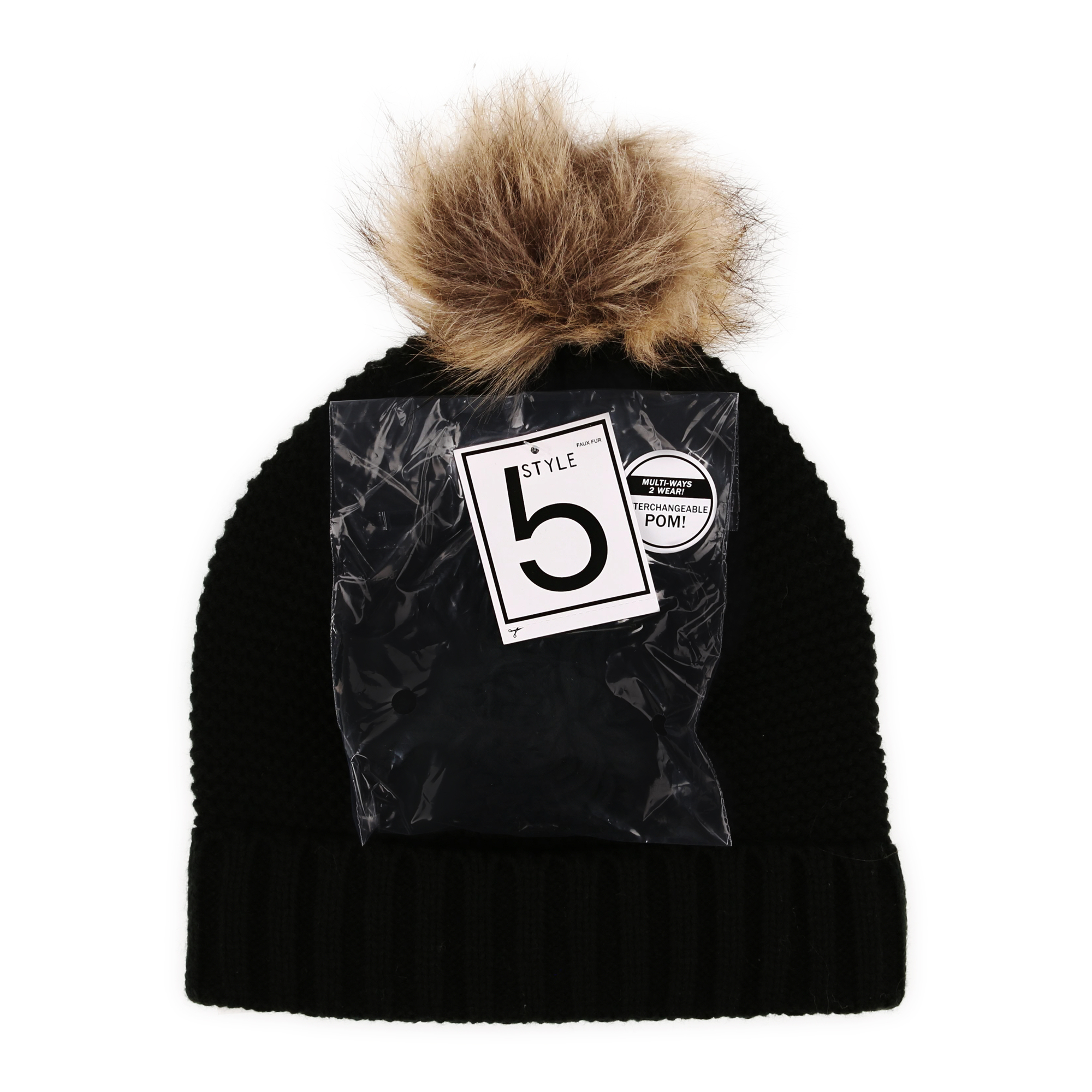 interchangeable Pom Beanie