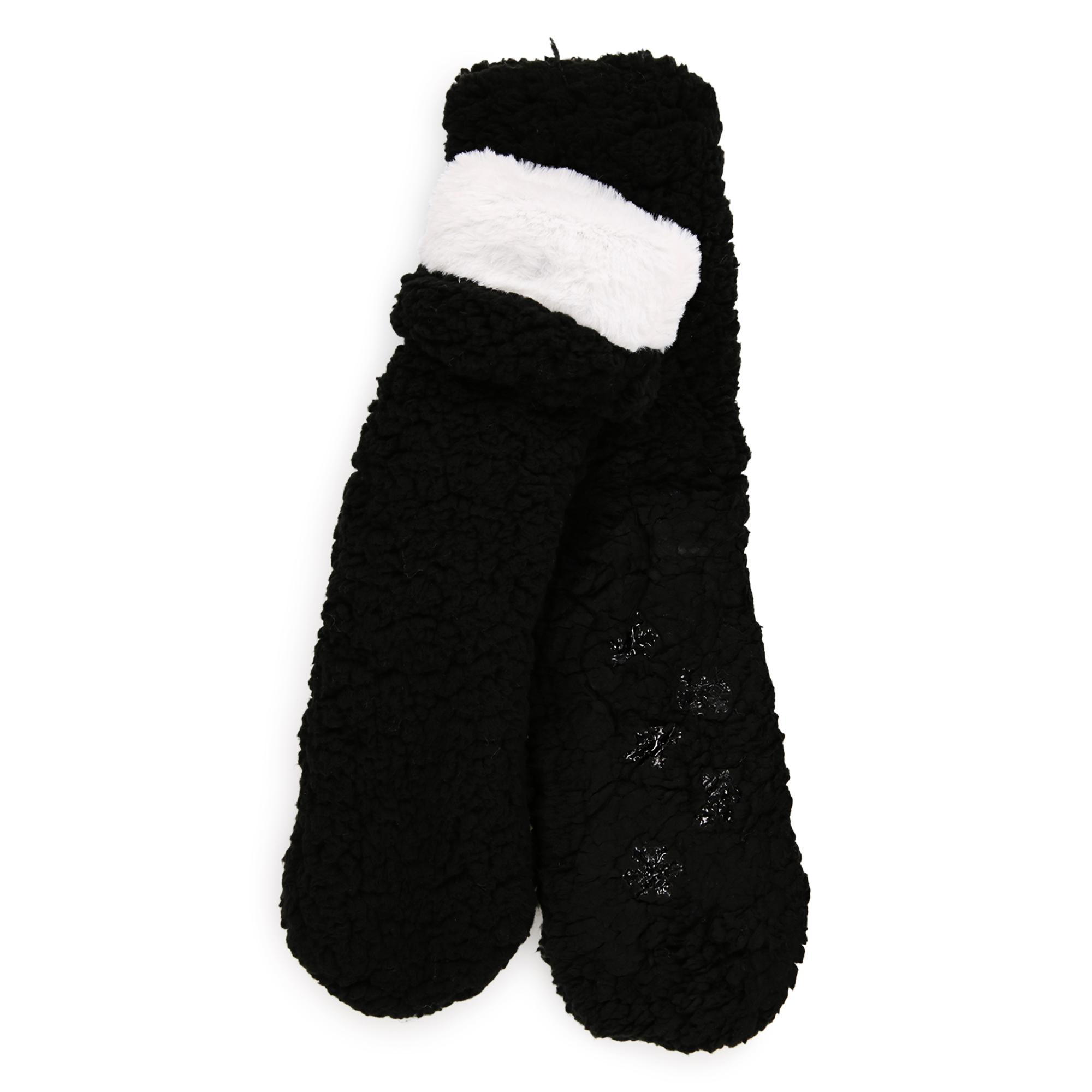 Reversible Sherpa Slipper Socks
