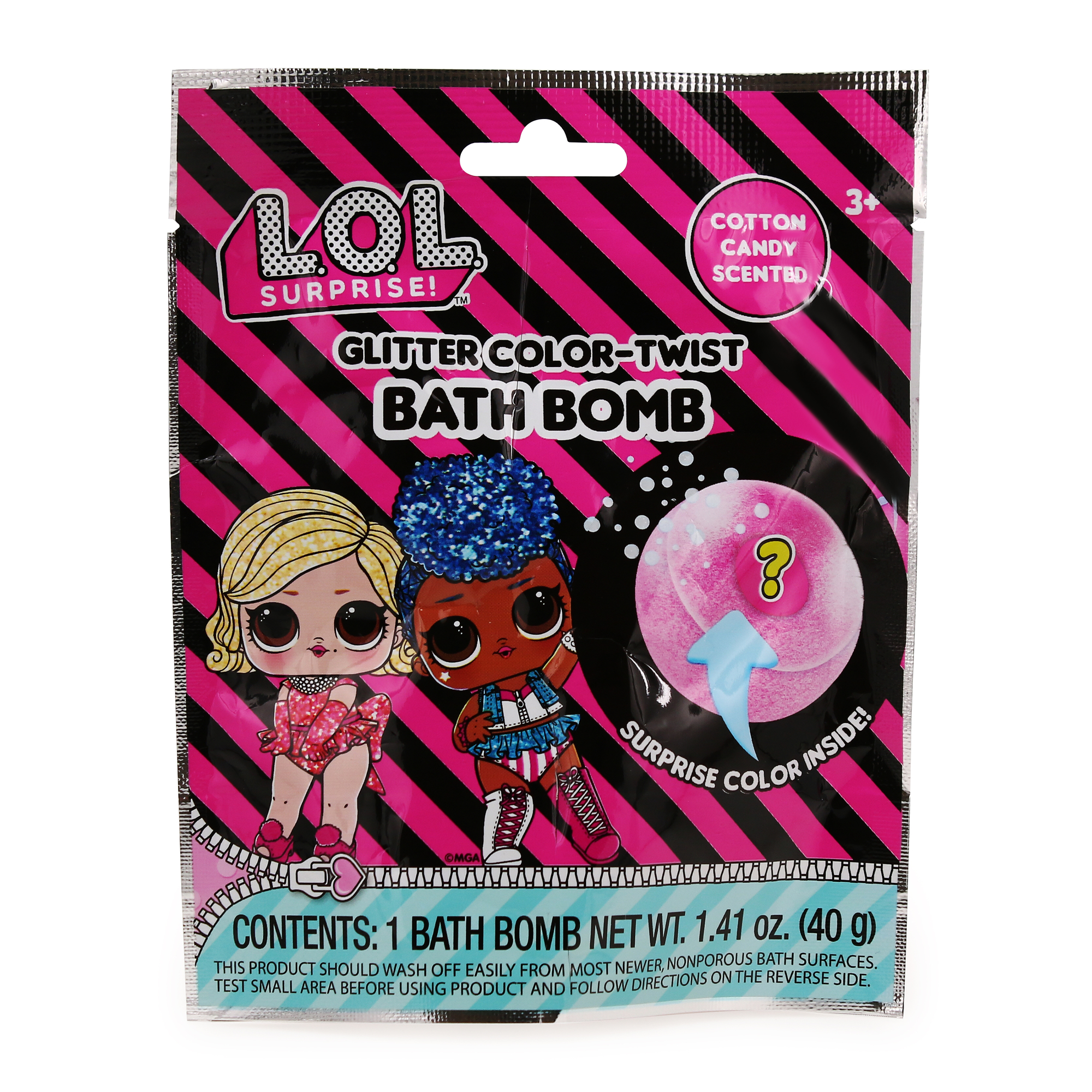 L.O.L. Surprise™ Glitter Color-Twist Bath Bomb