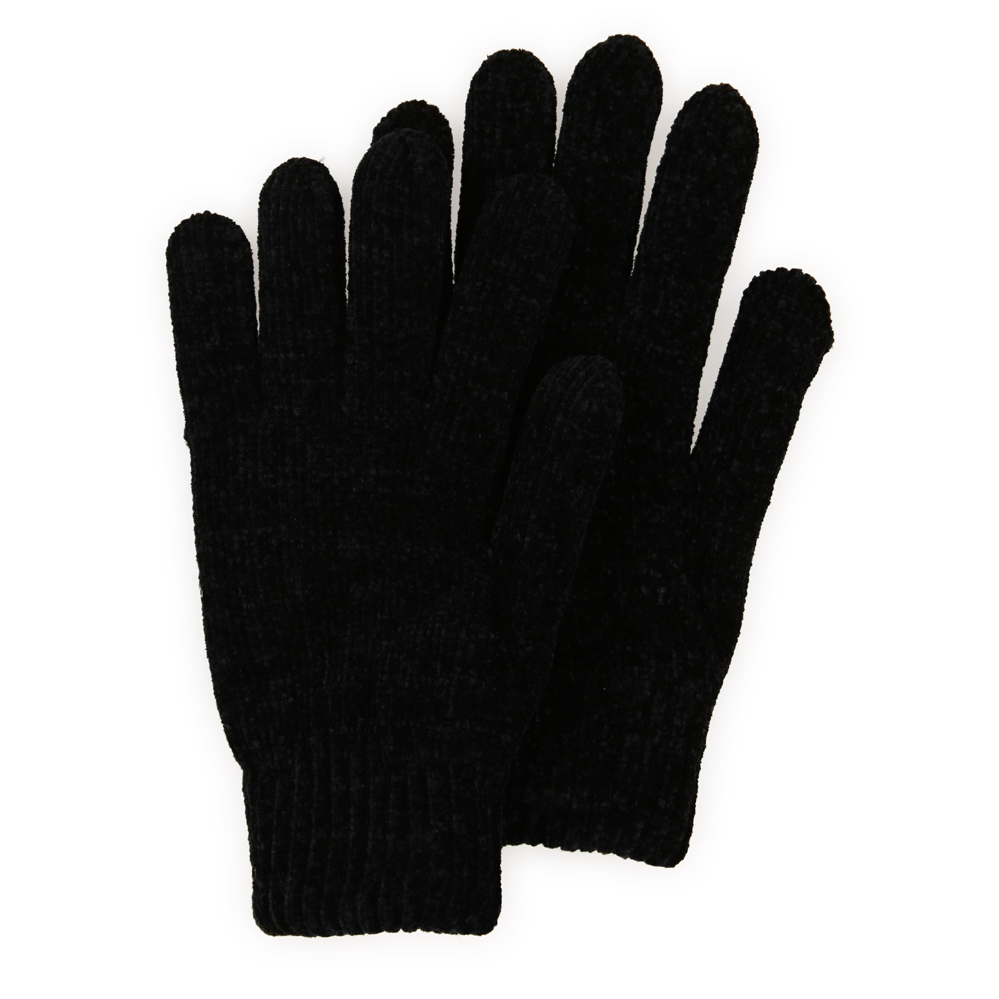 Chenille Knit Gloves - Solid Colors