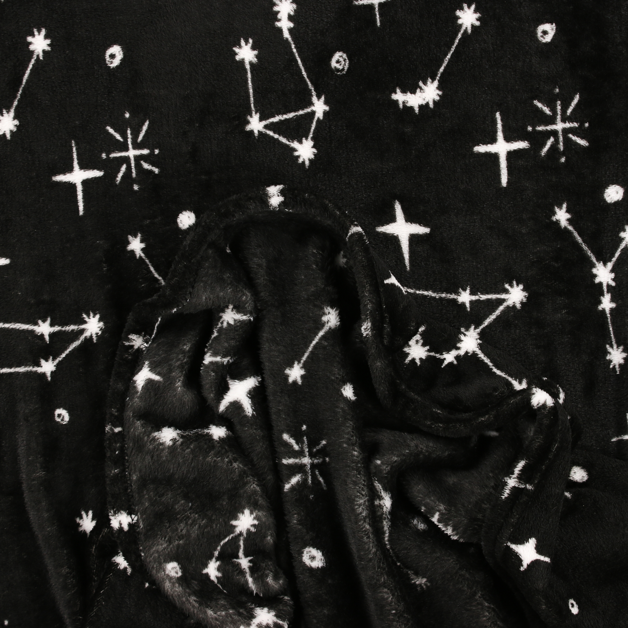 Astrology Plush Blanket 50in x 60in - Constellations/Night Mode