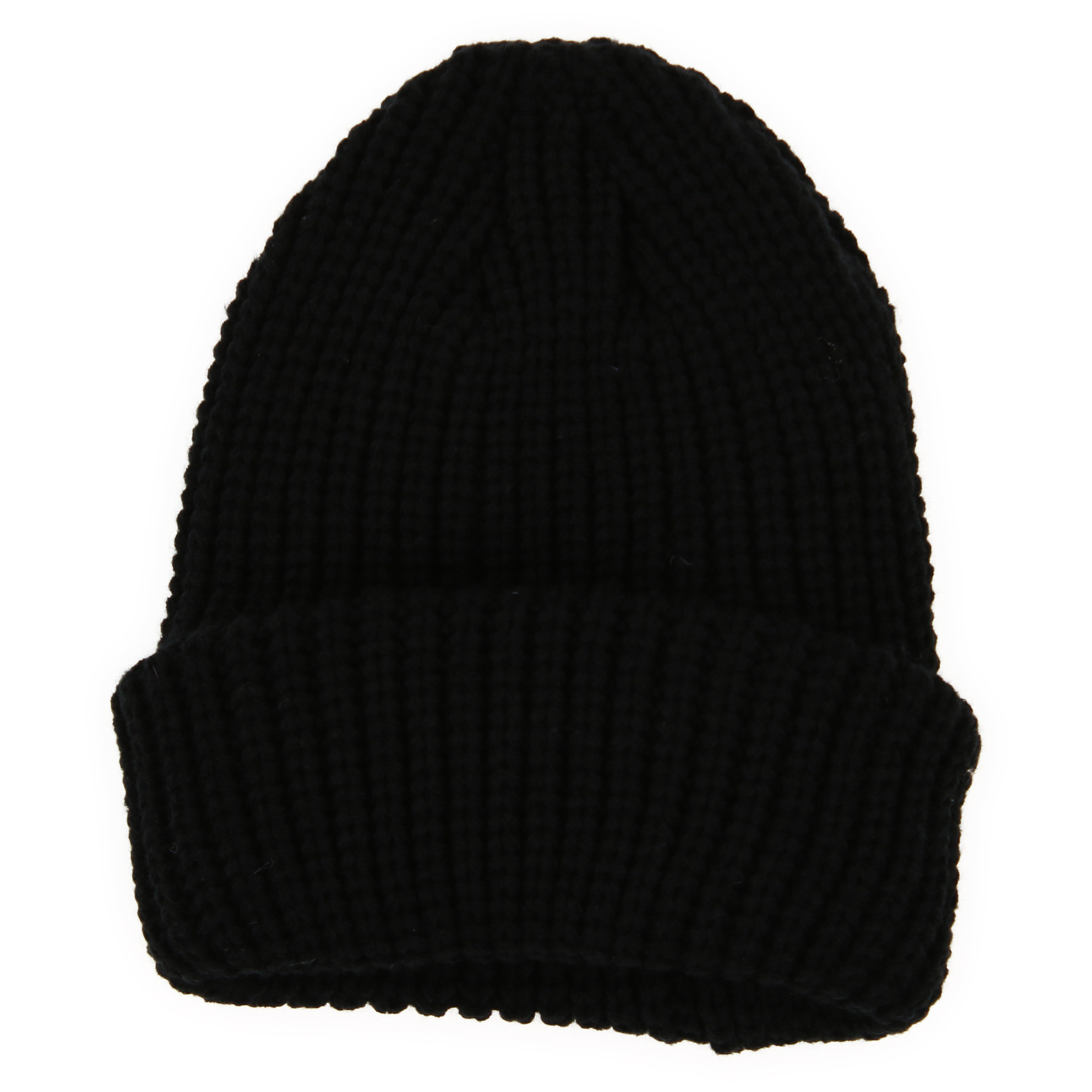 Thick-Knit Thermal Beanie Hat With Lining