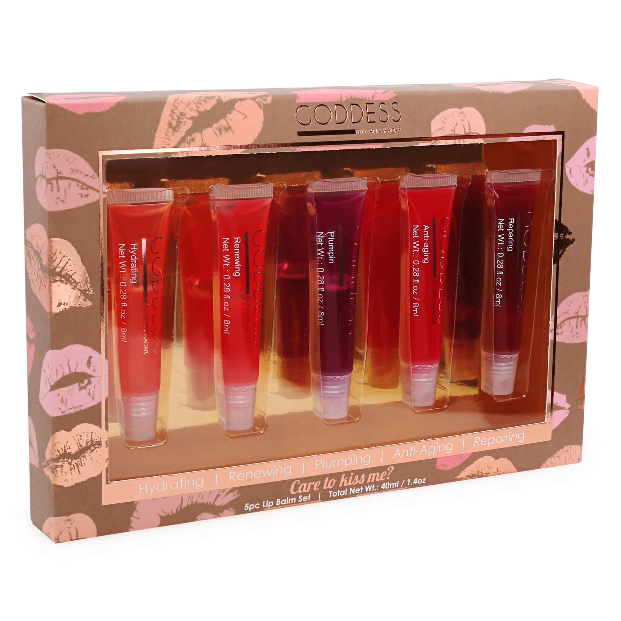 Goddess By Manna Kadar Lip Balm 5-Piece Set