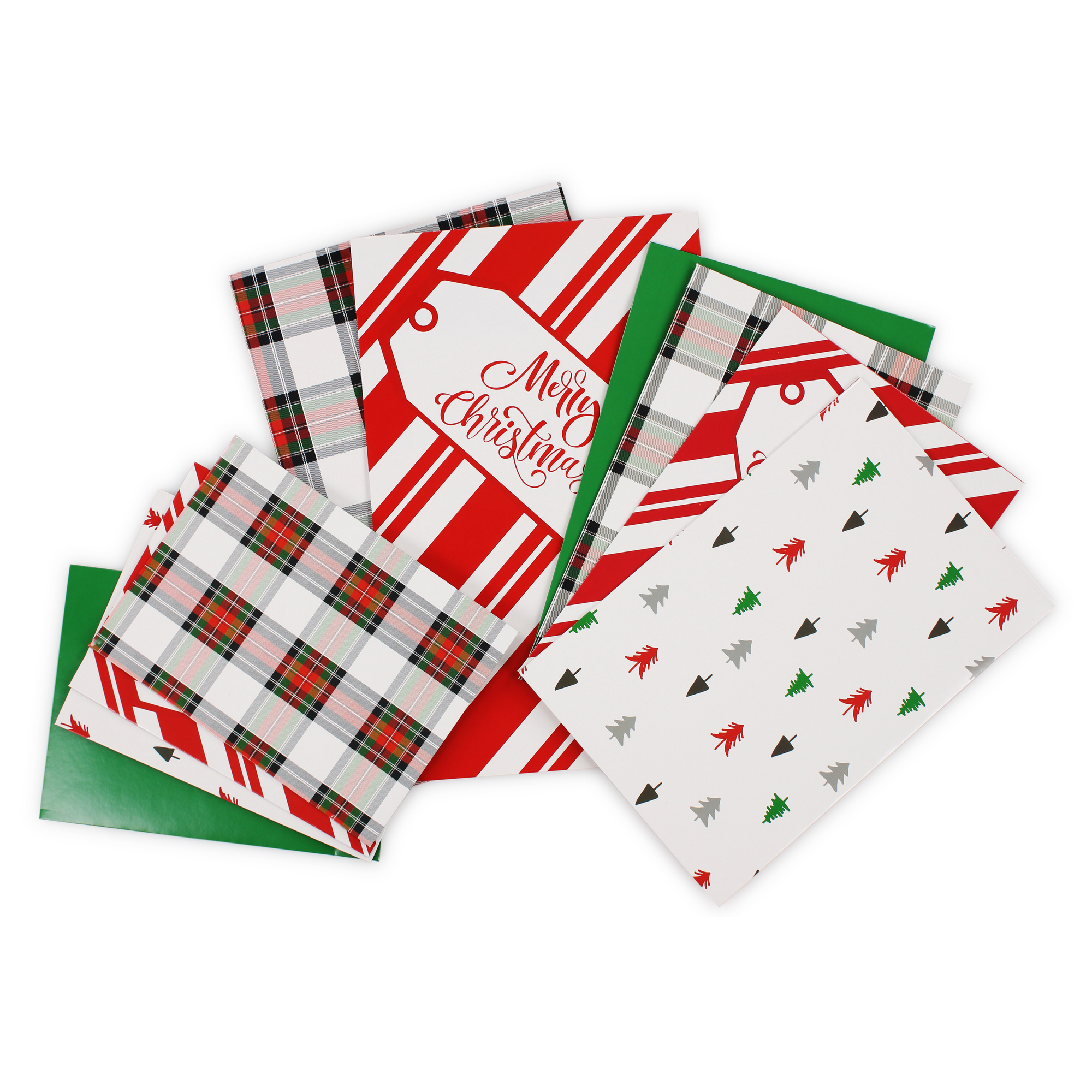 Holiday Gift Boxes 10-Pack - Classic Christmas