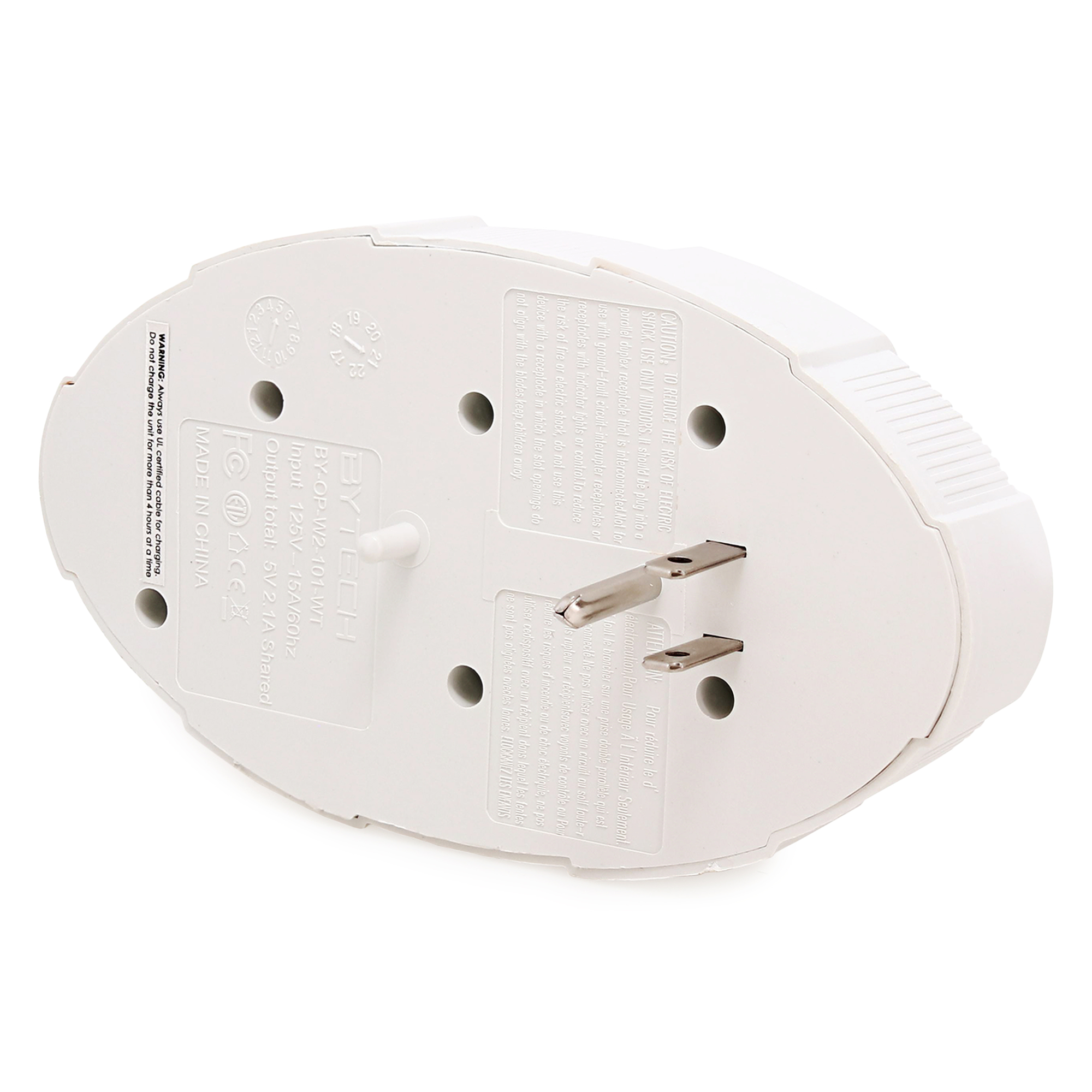 6 Outlet & 2 USB Port Universal Wall Plate Charger