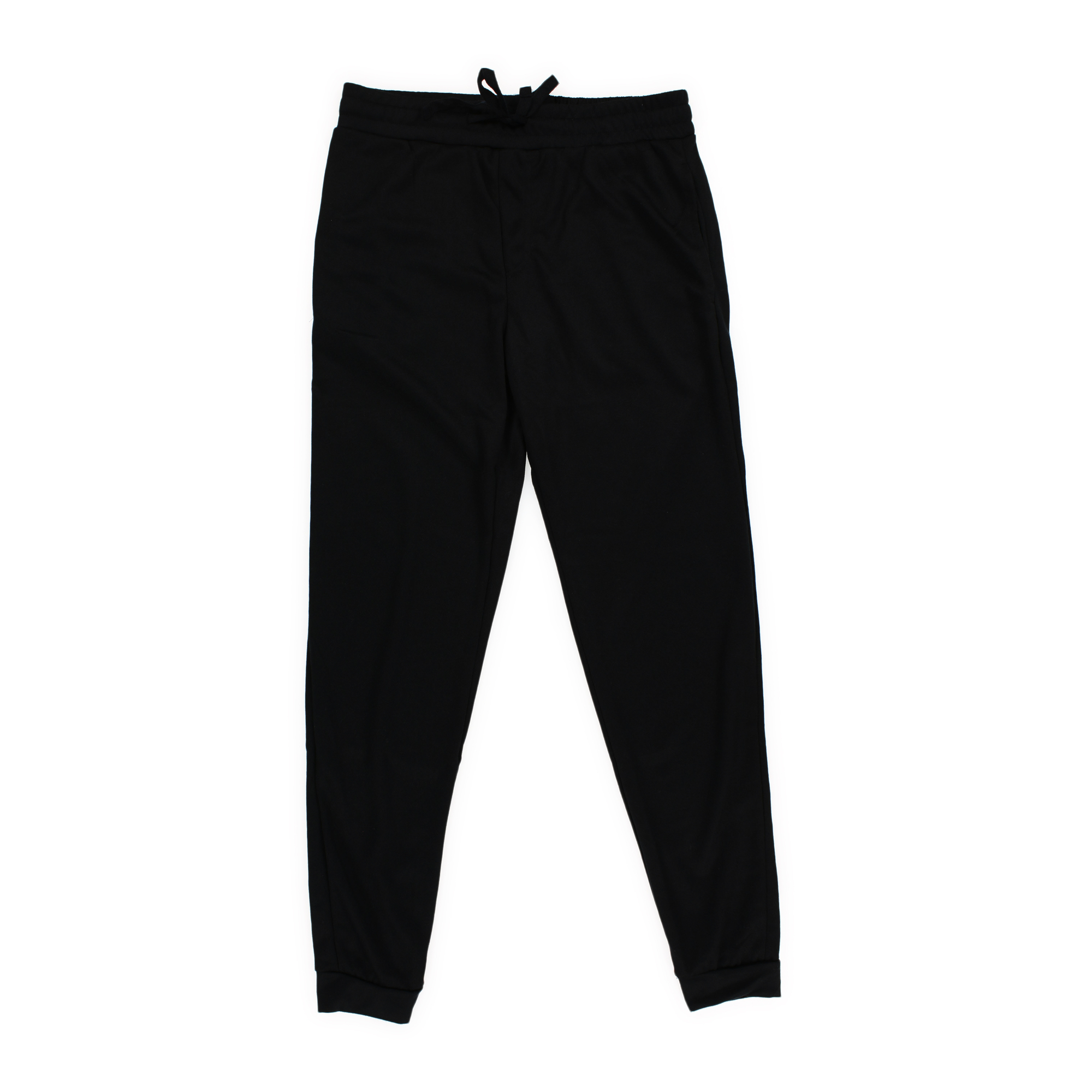 Young Men's French Terry Joggers - Black