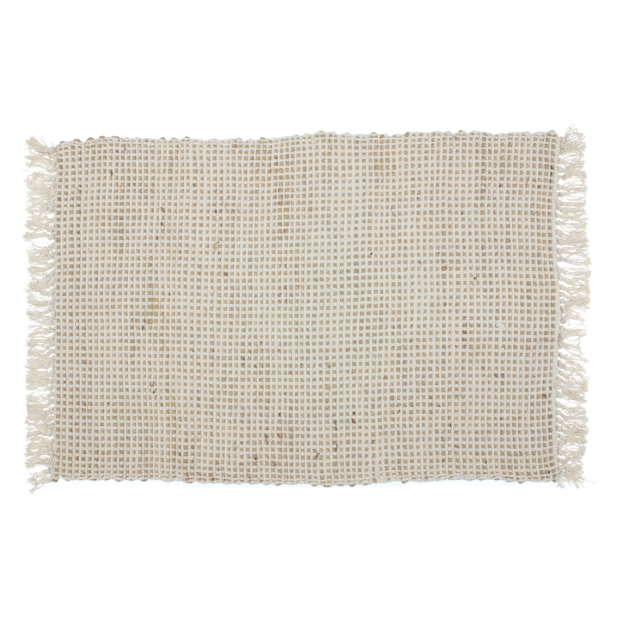 Jute Cotton Rug 2ft x 3ft