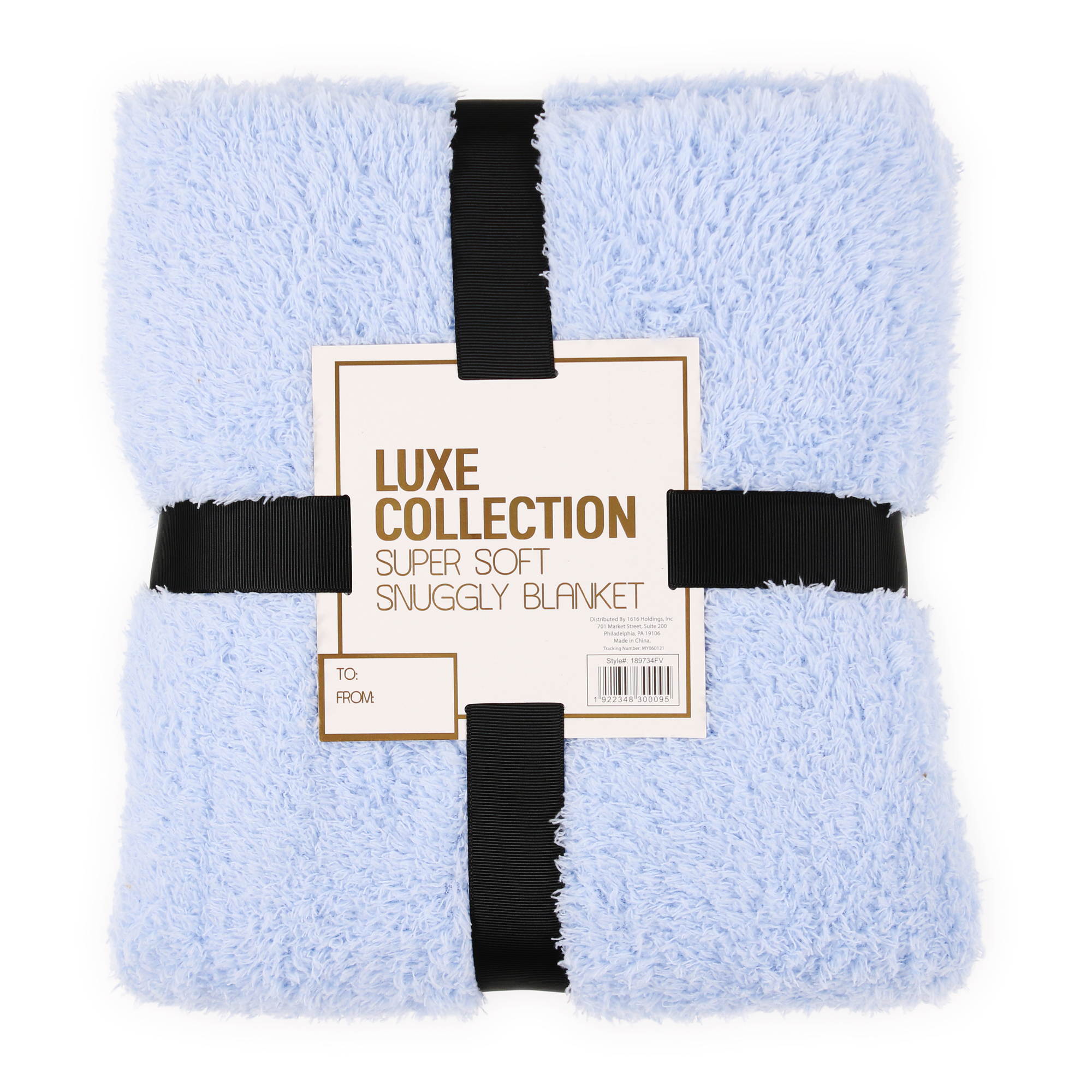 Luxe Collection Super-Soft Snuggly Blanket 50in x 60in