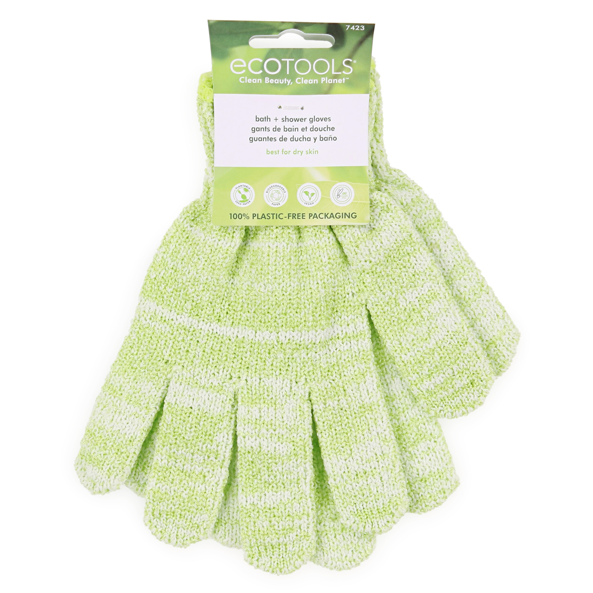 Ecotools® Bath + Shower Gloves, 1 Pair