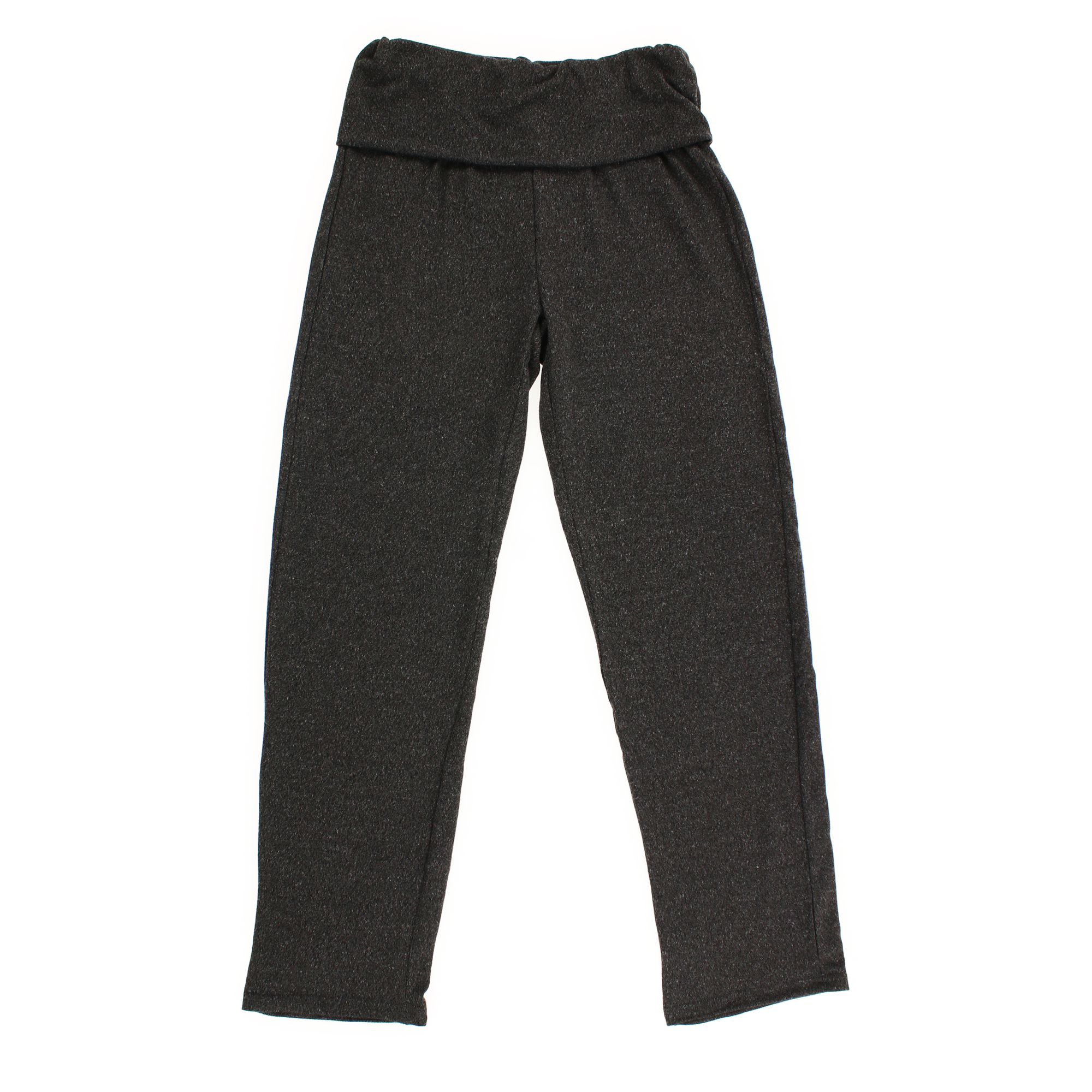 Juniors Wide Leg Lounge Pants - Marled Black