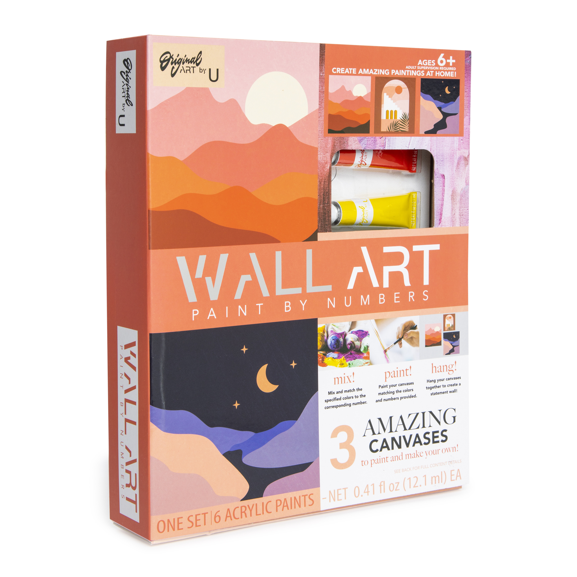 Paint By Numbers Wall Art Kit