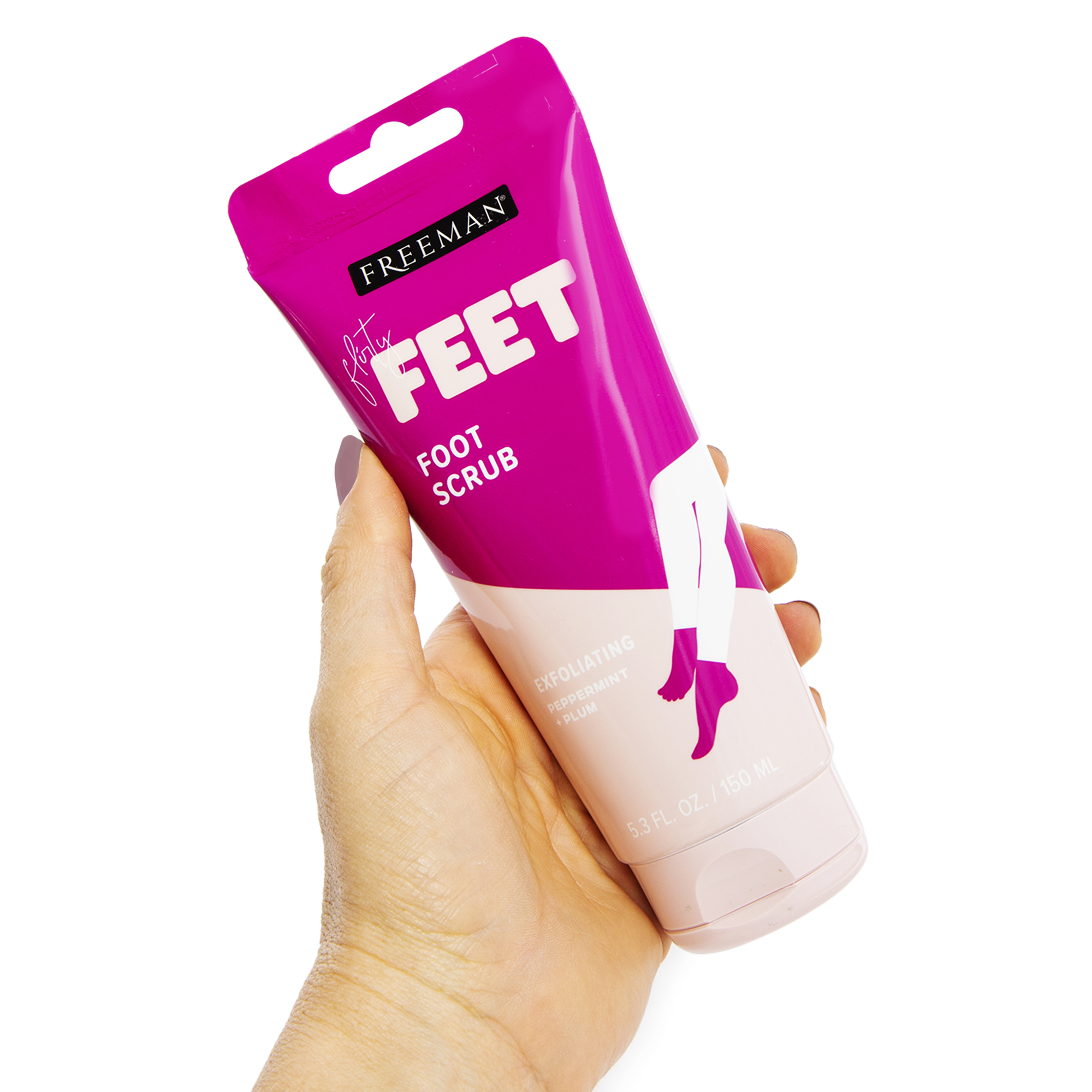 Freeman® Flirty Feet Exfoliating Peppermint Plum Foot Scrub 5.3oz