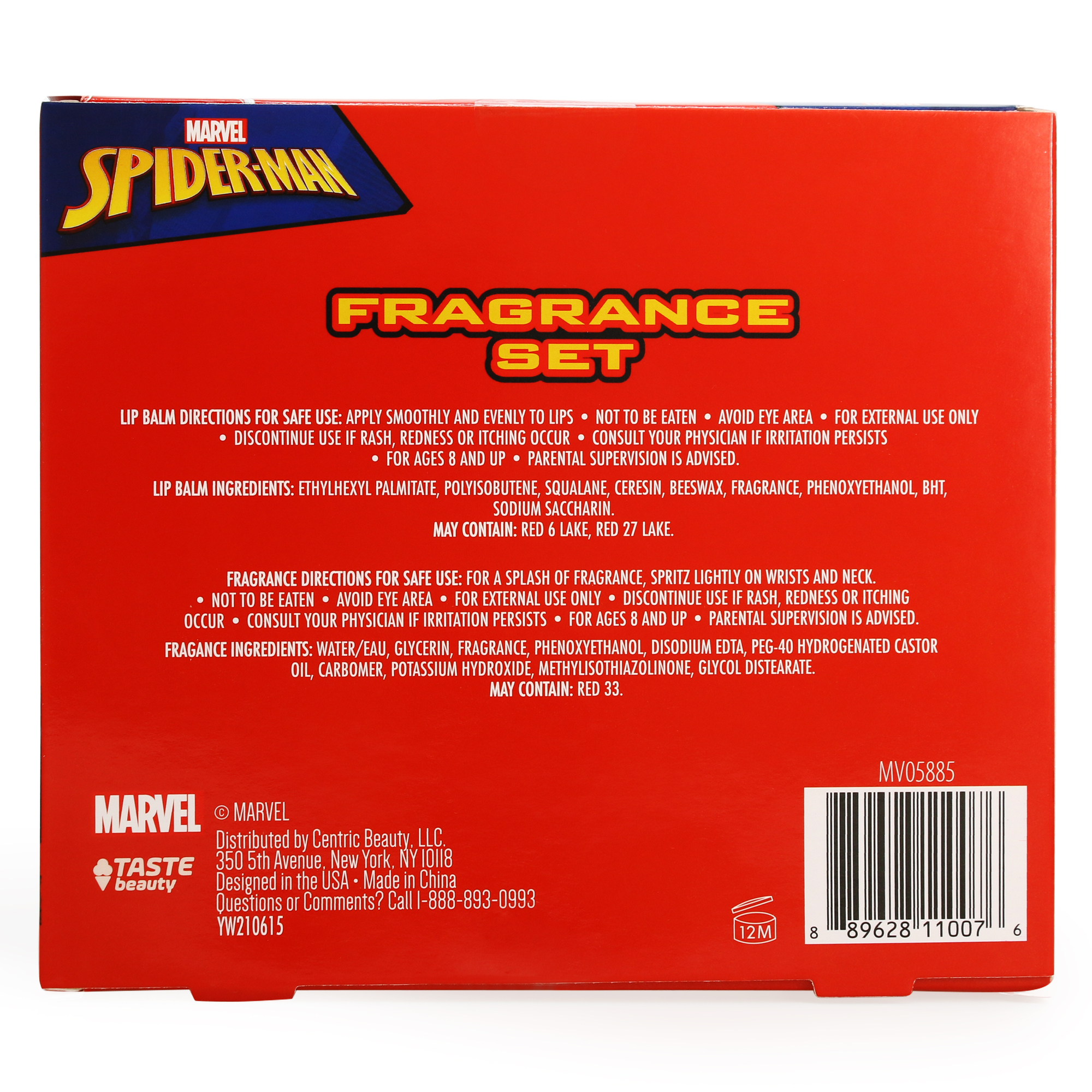 Marvel Spider-Man™ Kid's Fragrance & Lip Balm Gift Set