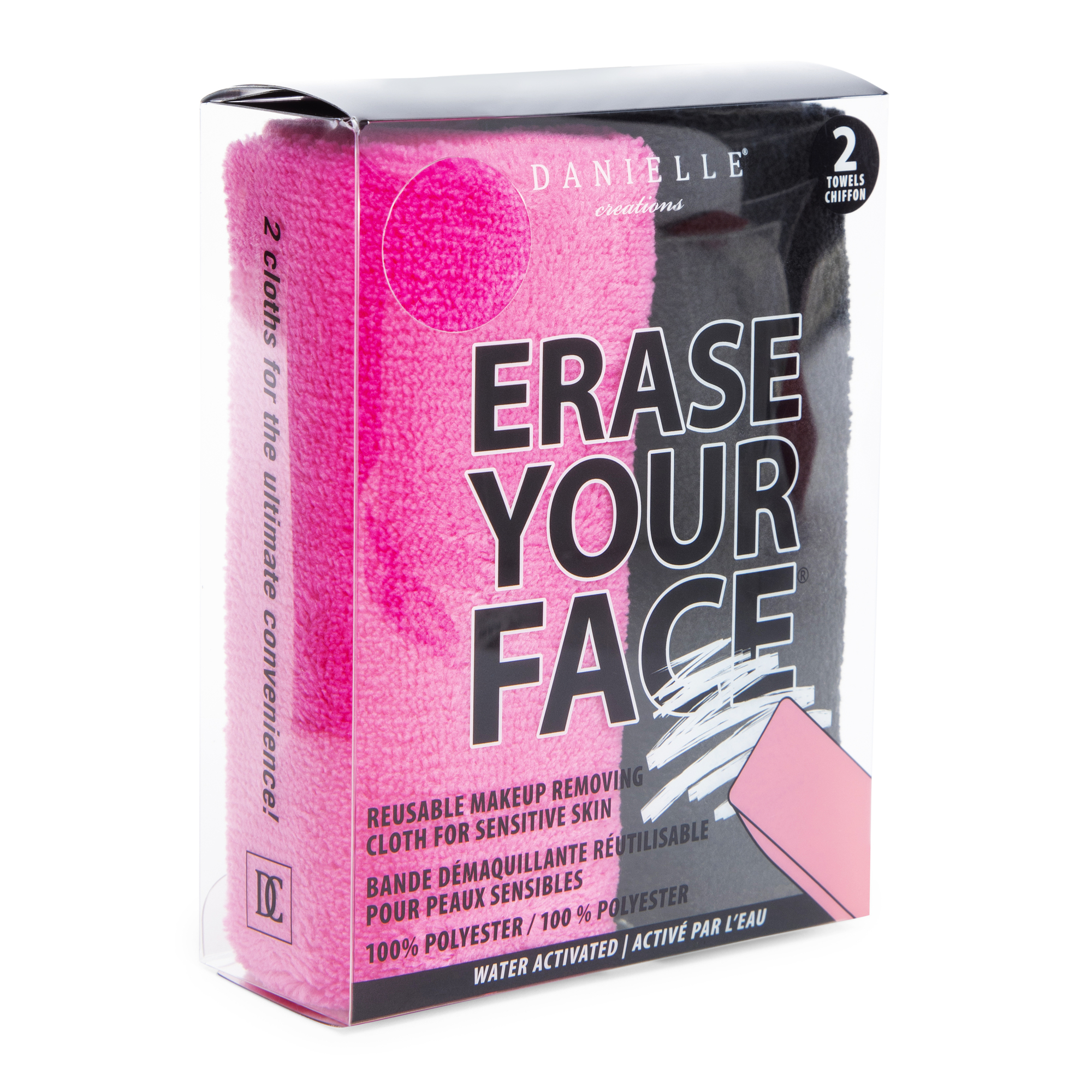Erase Your Face™ Reusable Makeup-Removing Towels 2-Count