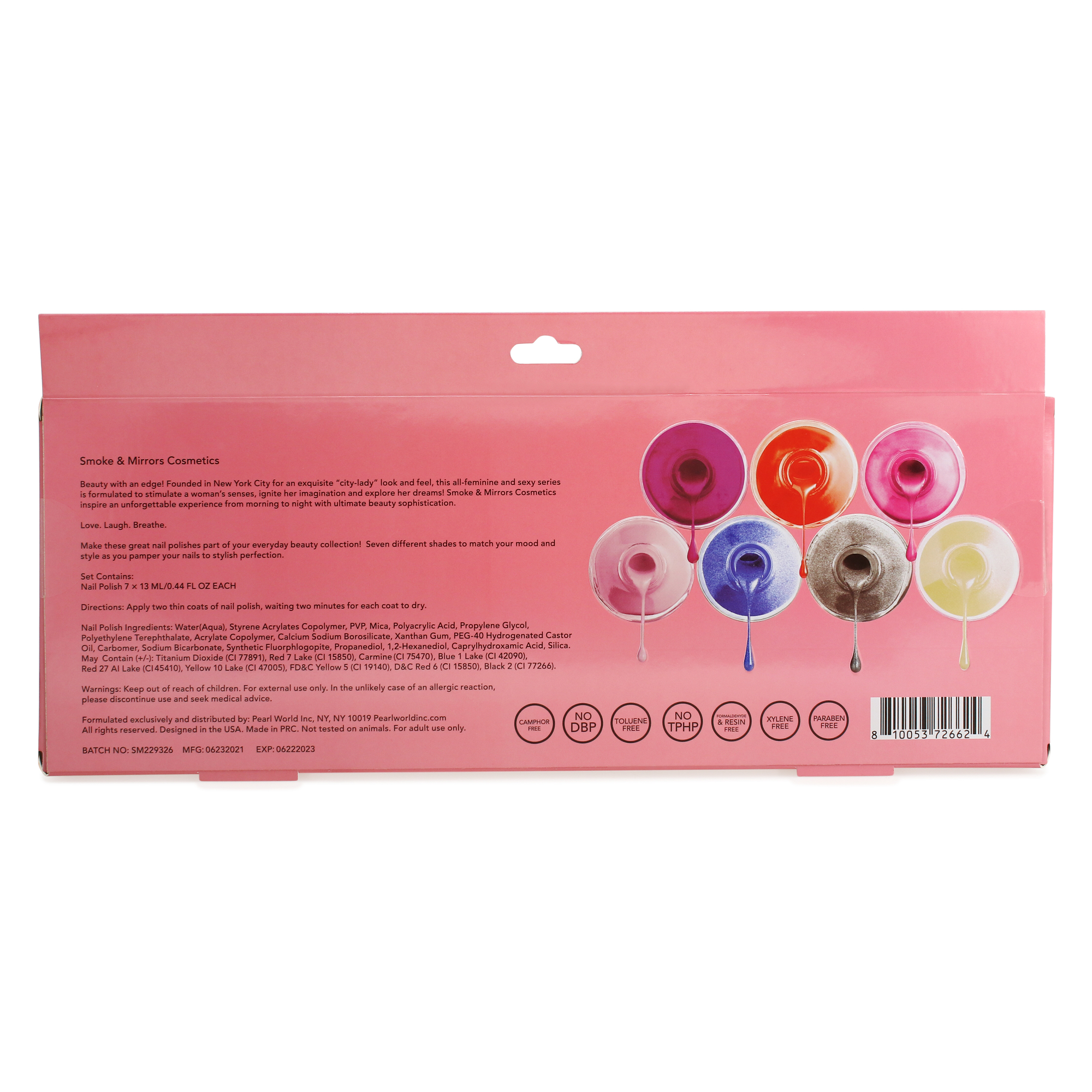 Smoke & Mirrors 'so Hollywood' Nail Polish Set 7-Piece