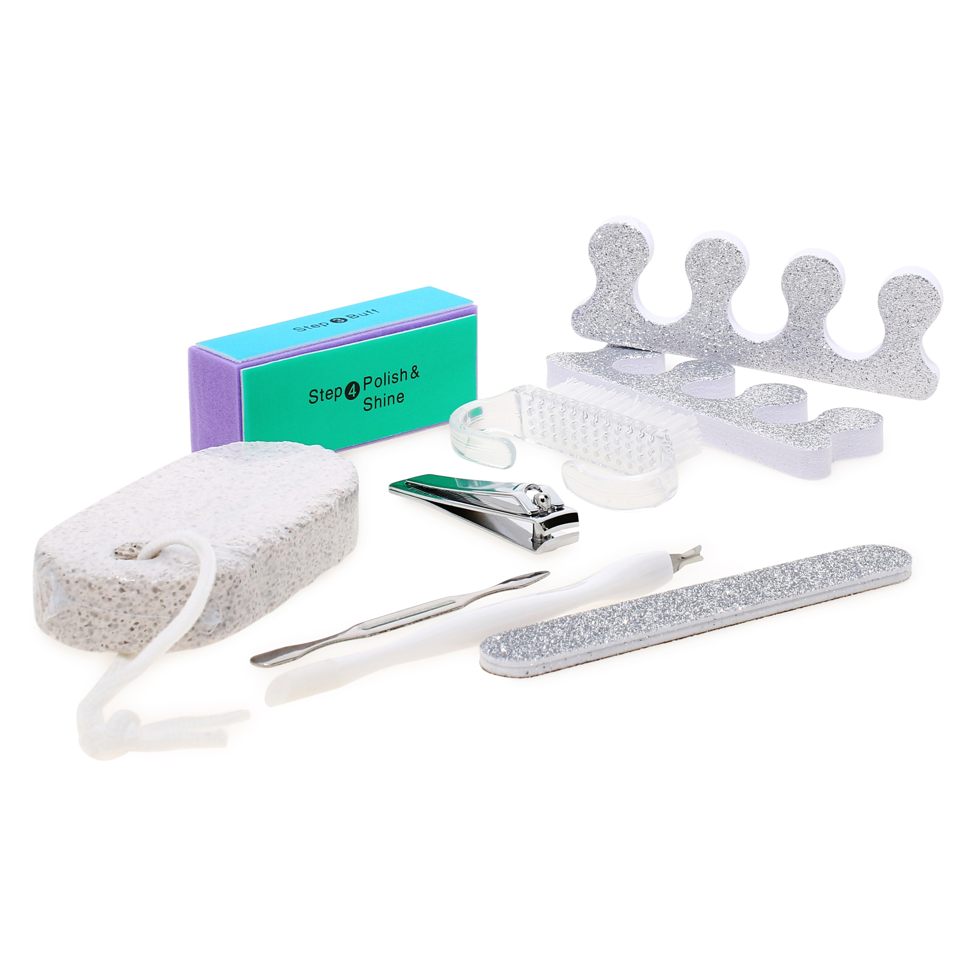 10-Piece Nail Care Set With Travel Pouch
