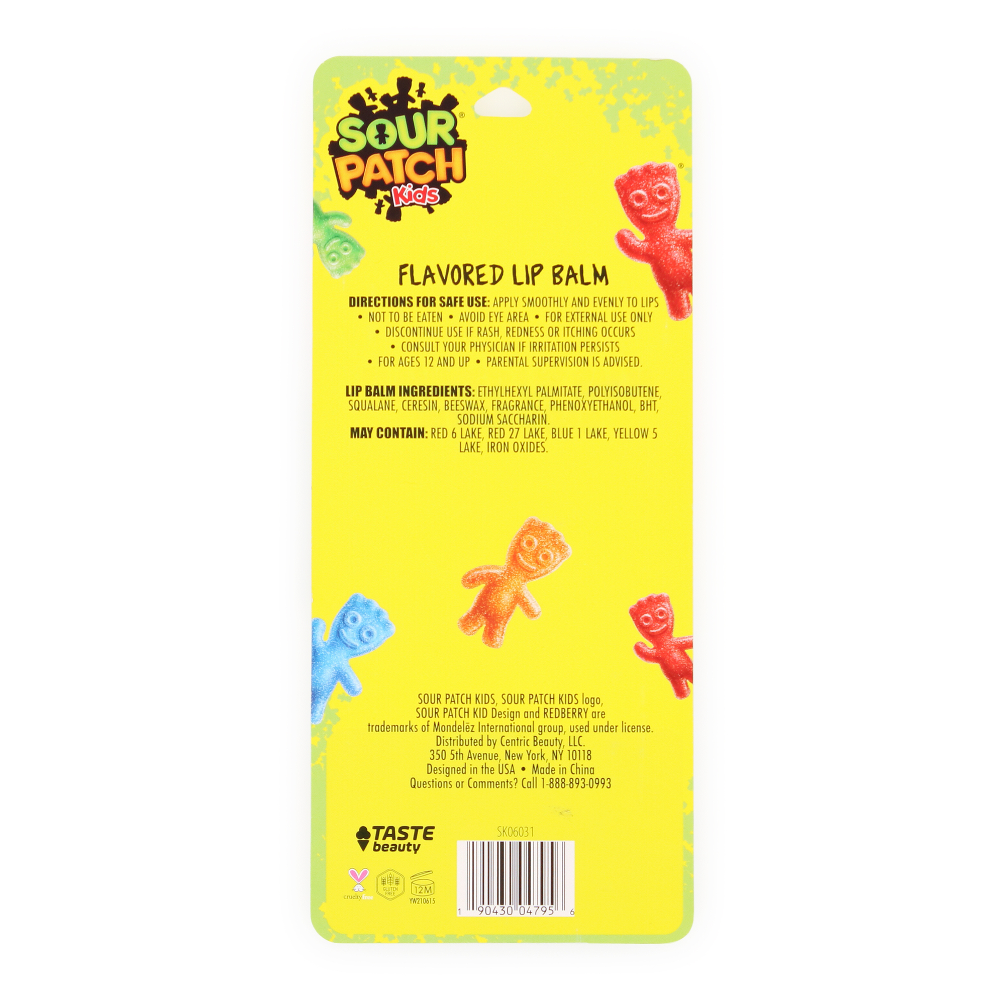 Sour Patch Kids® Flavored Lip Balm 8-Count