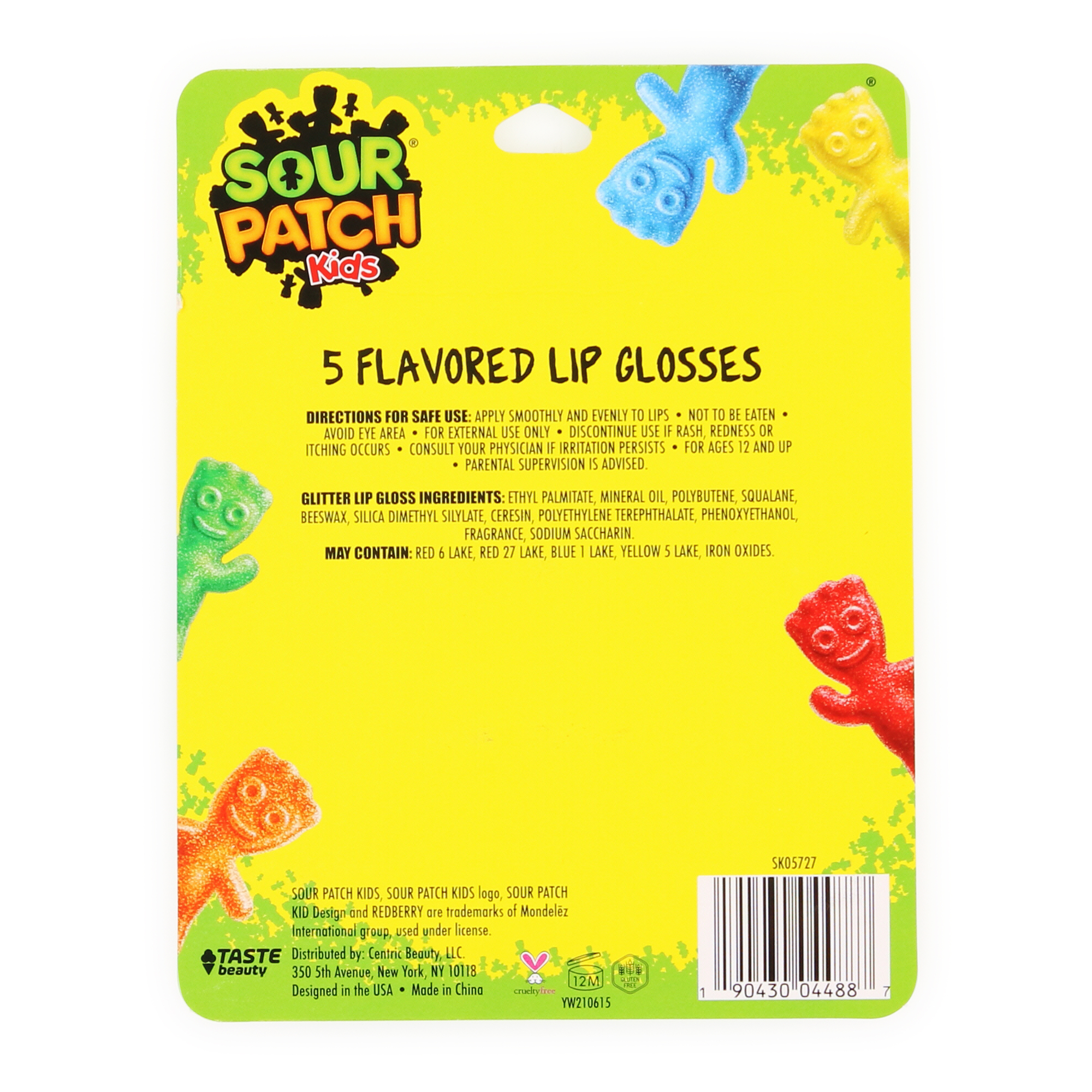Sour Patch Kids® Flavored Lip Gloss 5-Count