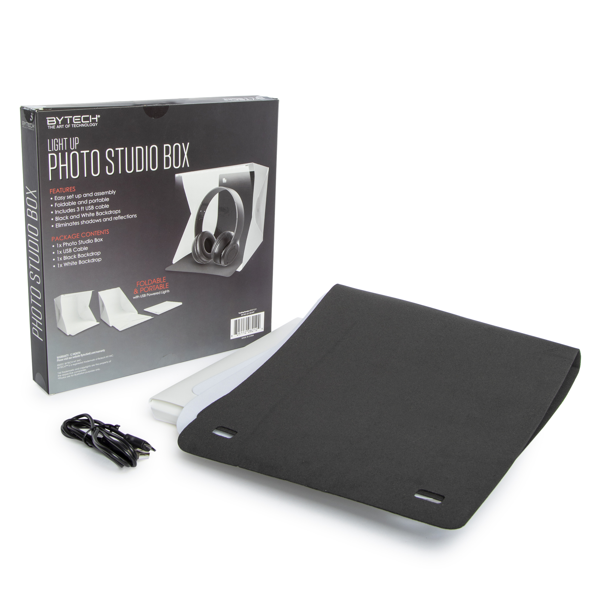 Tabletop Photo Studio Light Box With LED Strip