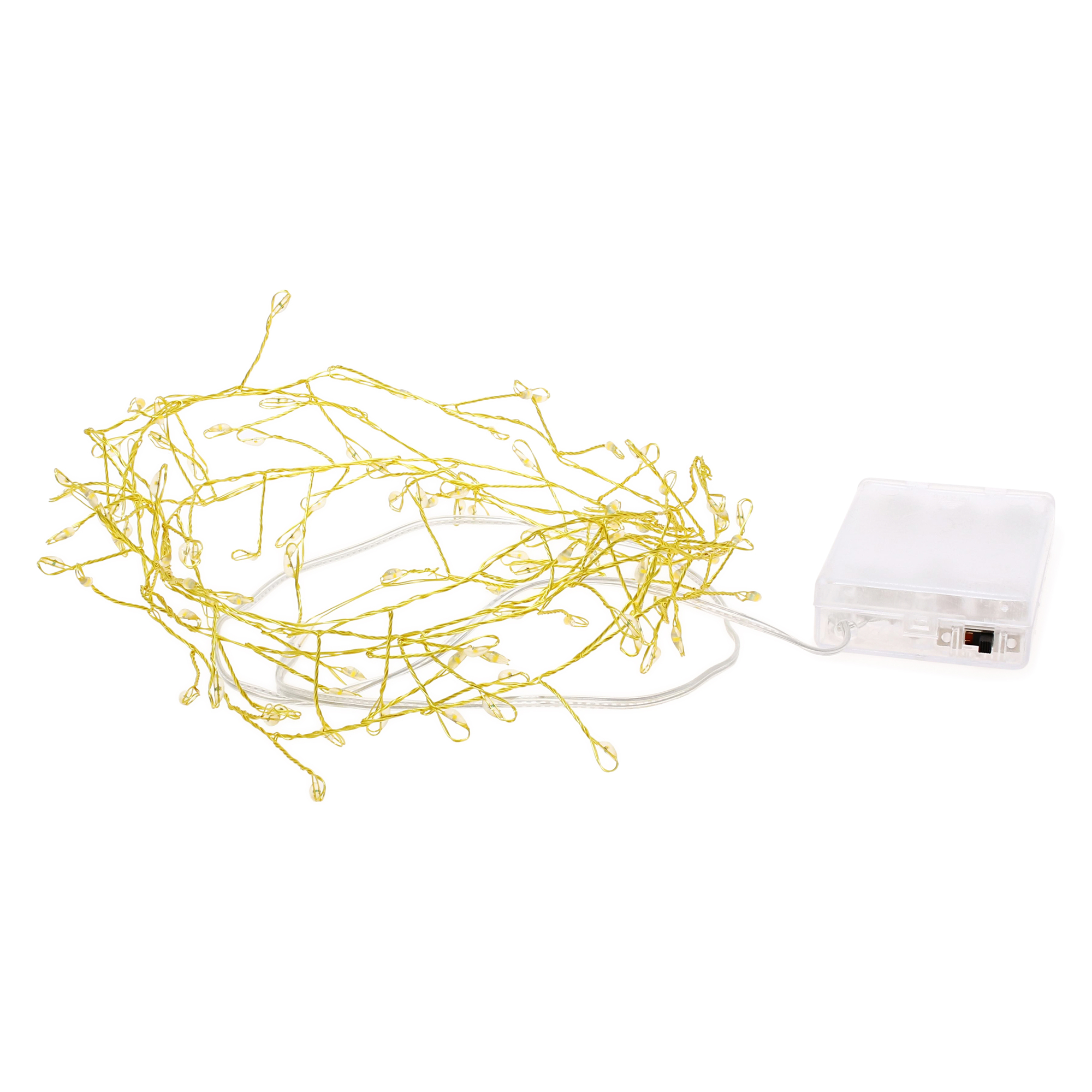 6ft LED Cluster String Lights, Battery Operated
