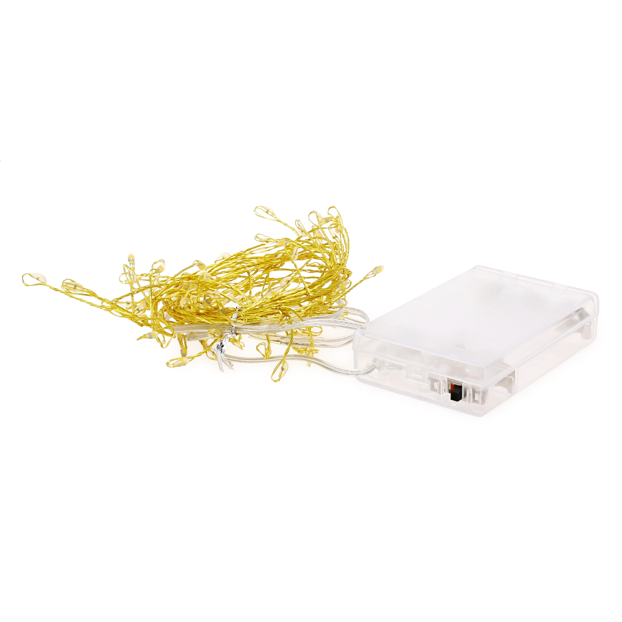 6ft LED Cluster String Lights, Battery Operated